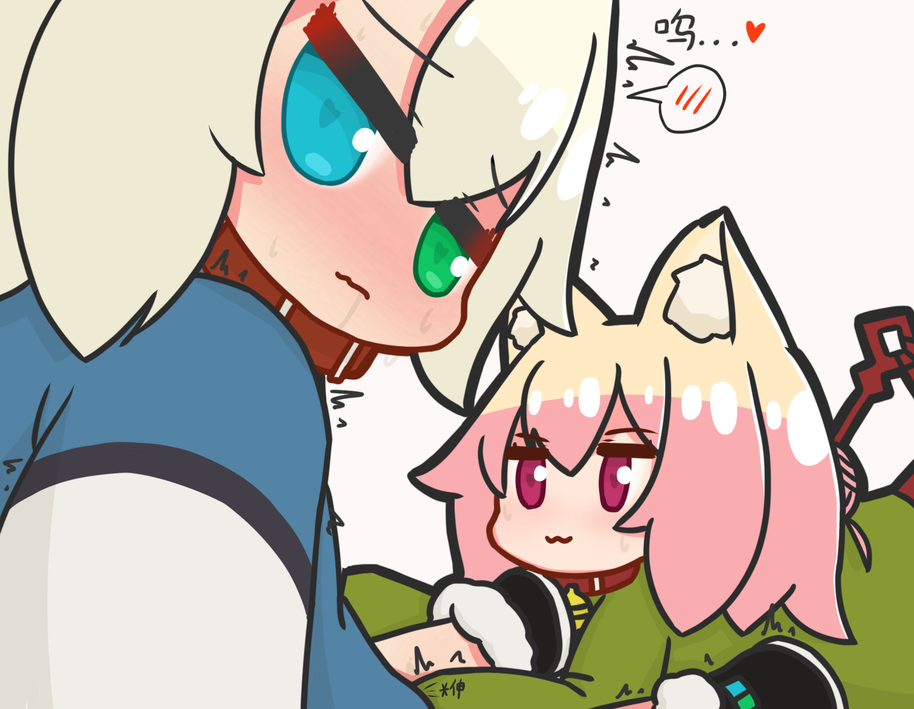 シモカゼちゃん,ケモミミちゃん,绘画创作