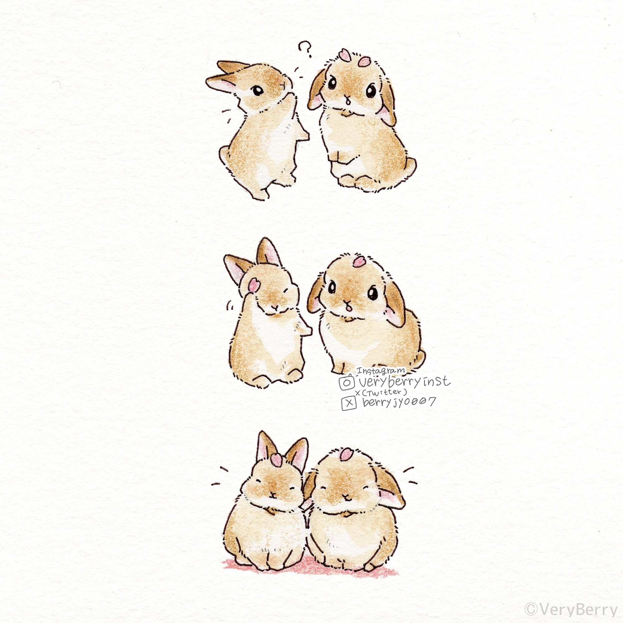 pixiv,萌宠,兔子,漫画