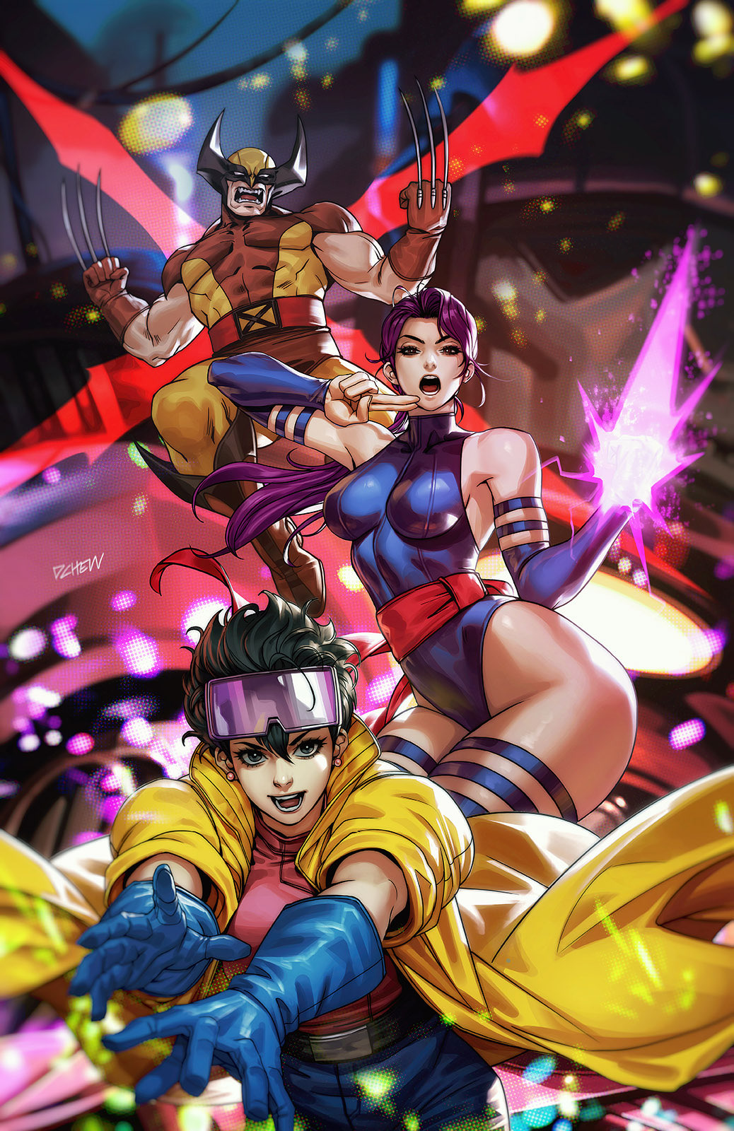 漫威,漫威漫画,美漫,超级英雄,X战警,金刚狼,灵蝶,李千欢,绘画,壁纸