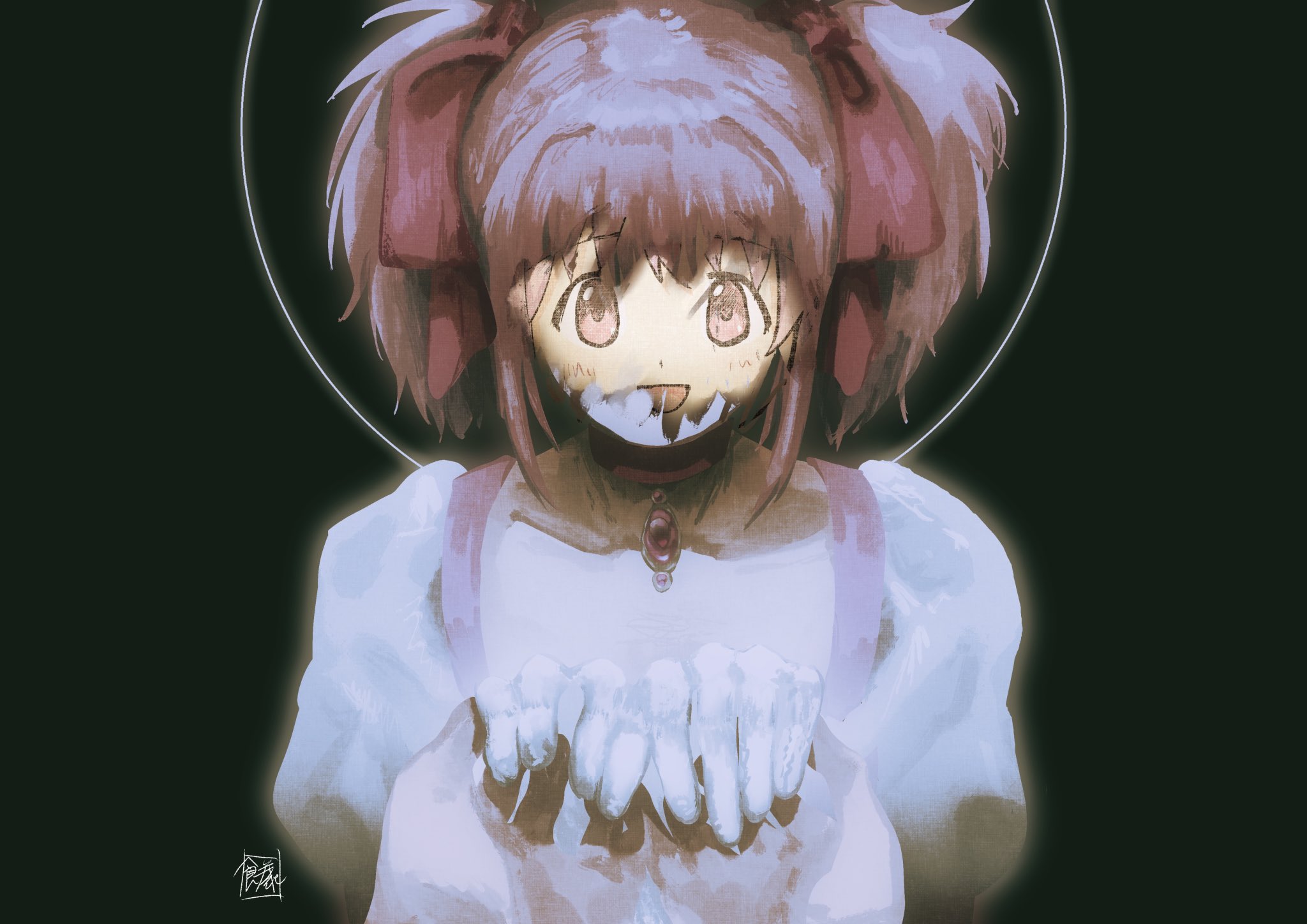 魔法少女小圆,魔法少女,鹿目圆,晓美焰,美图,壁纸,绘画,插画,动漫壁纸,动漫美图