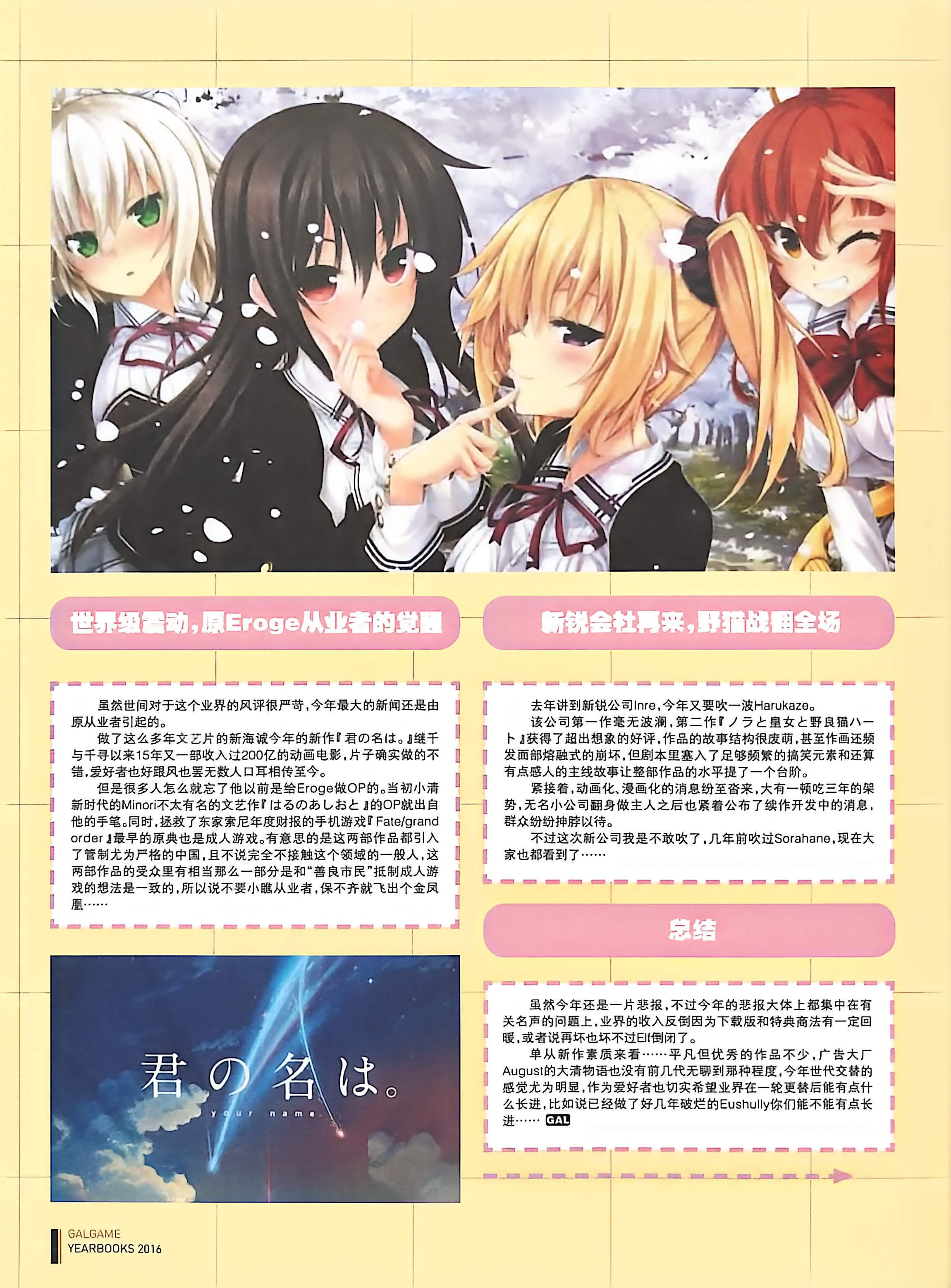 二次元狂热,GALgame,恋爱游戏