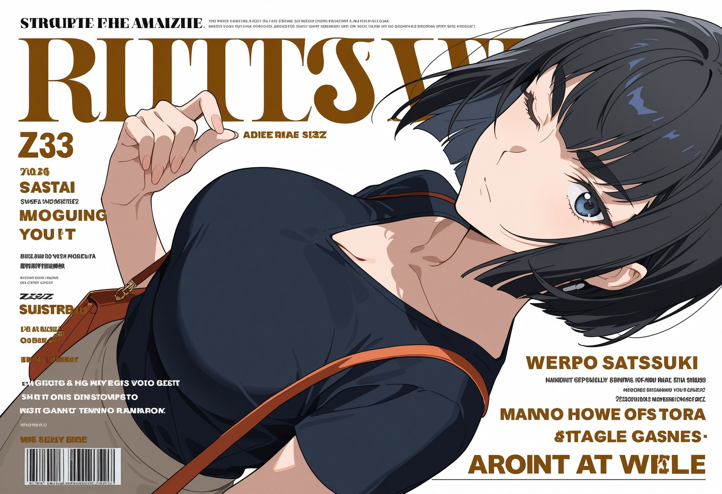 鬼龙院皐月,AI绘图,斩服少女