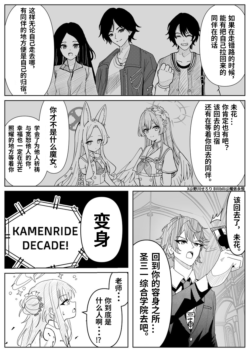 假面骑士,碧蓝档案,蔚蓝档案