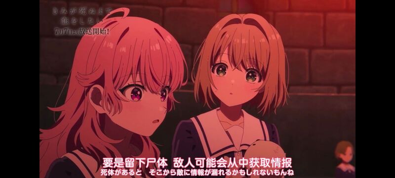 与你相恋到生命尽头,与你相恋到世界尽头,动画,动漫,番剧,百合,二次元,ACG