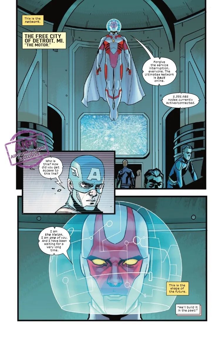 漫威,漫威漫画,美漫,动漫,漫画,终极宇宙,终极战队,幻视,奥创,ACG