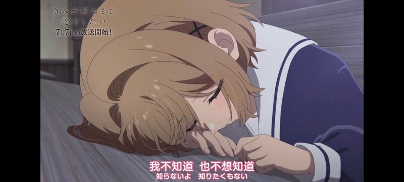与你相恋到生命尽头,与你相恋到世界尽头,动画,动漫,番剧,百合,二次元,ACG