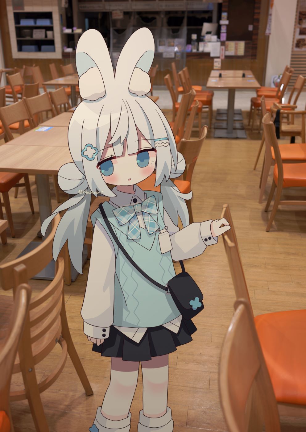 pixiv,猫娘,二次元,绘画,壁纸,美少女