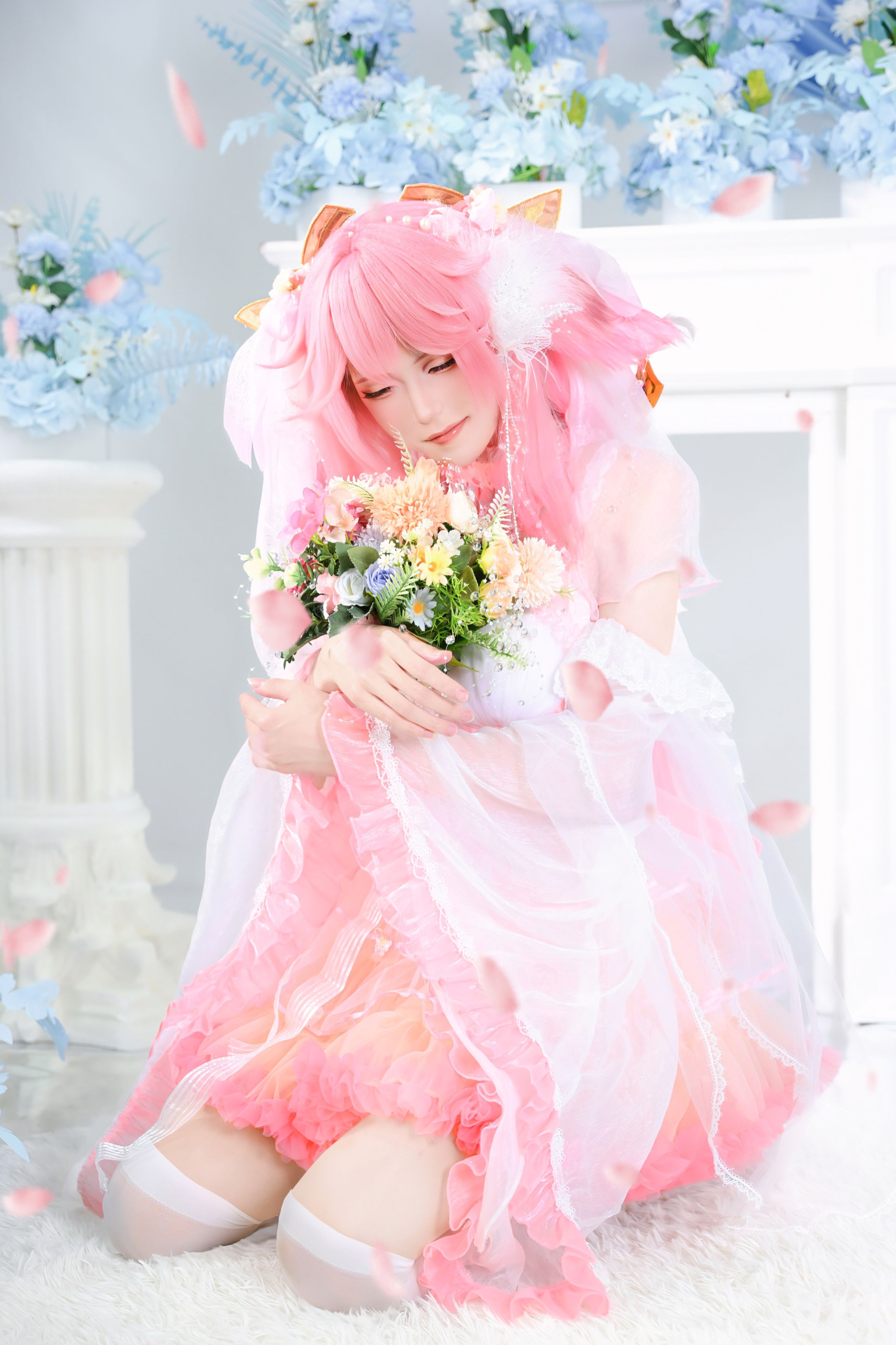 原神,原神COS,八重神子COS,花嫁