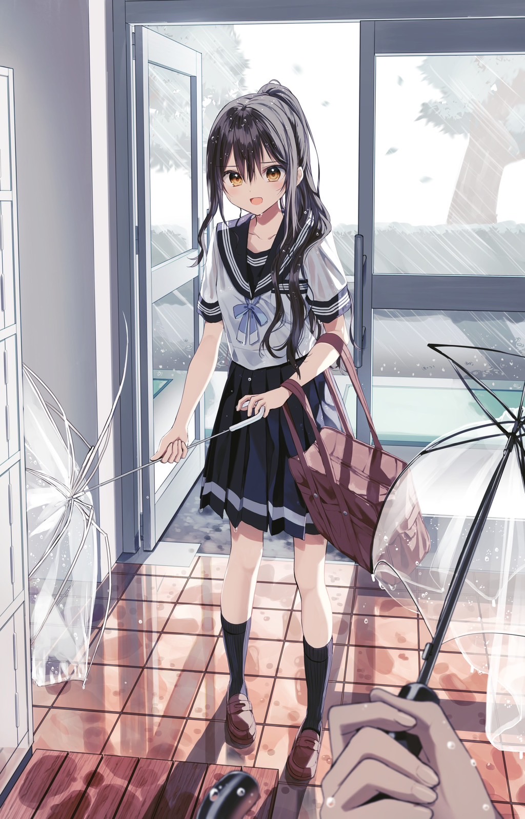 pixiv,二次元,壁纸,绘画,jk,美少女