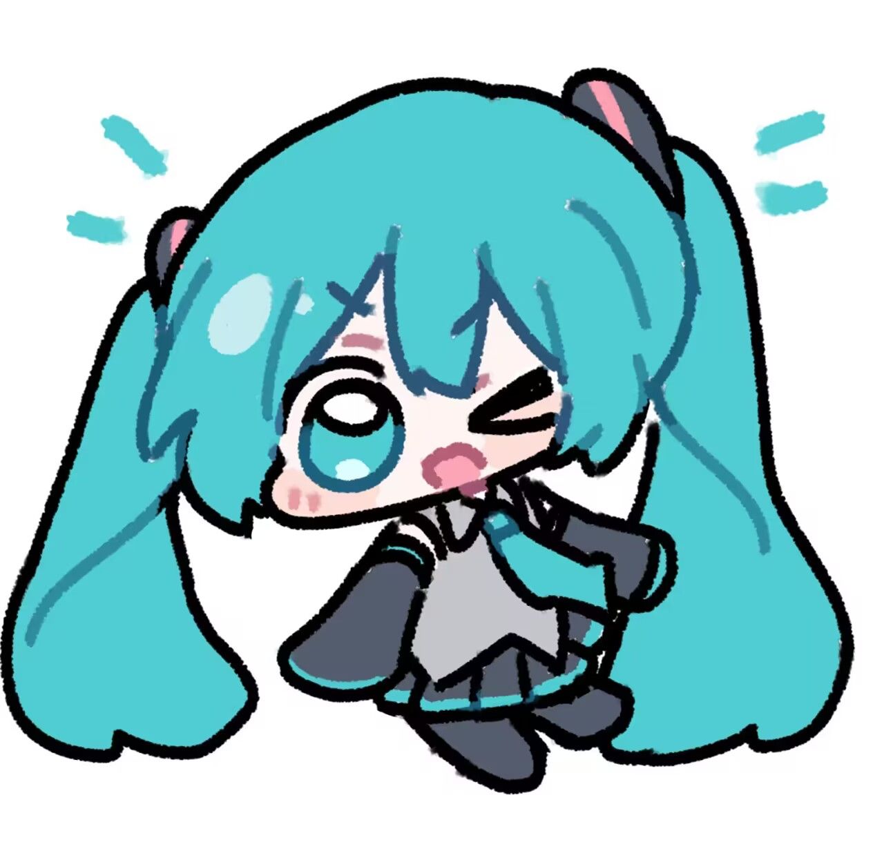 初音未来,表情包