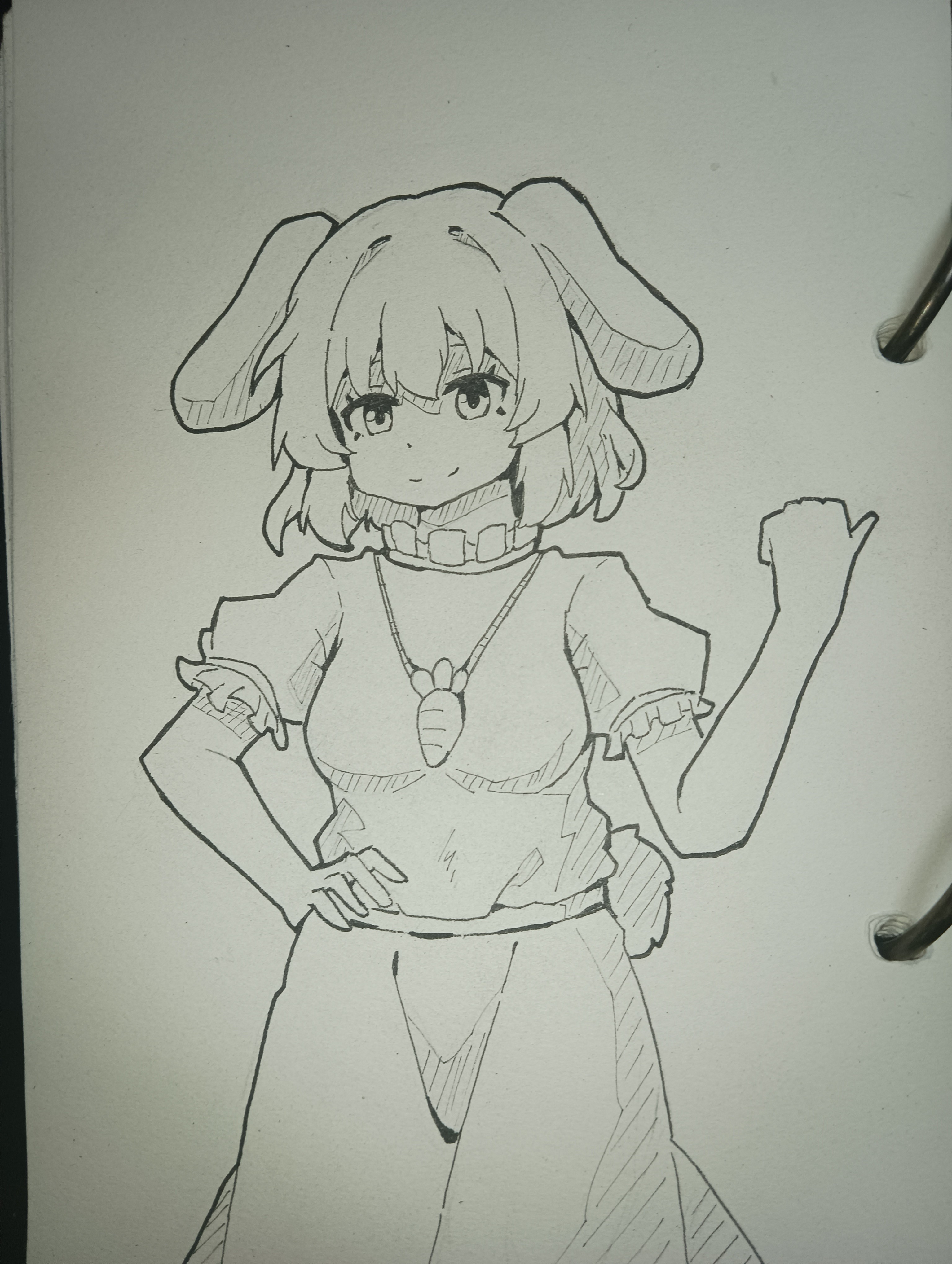 东方,东方project,绘画,手绘,因幡帝