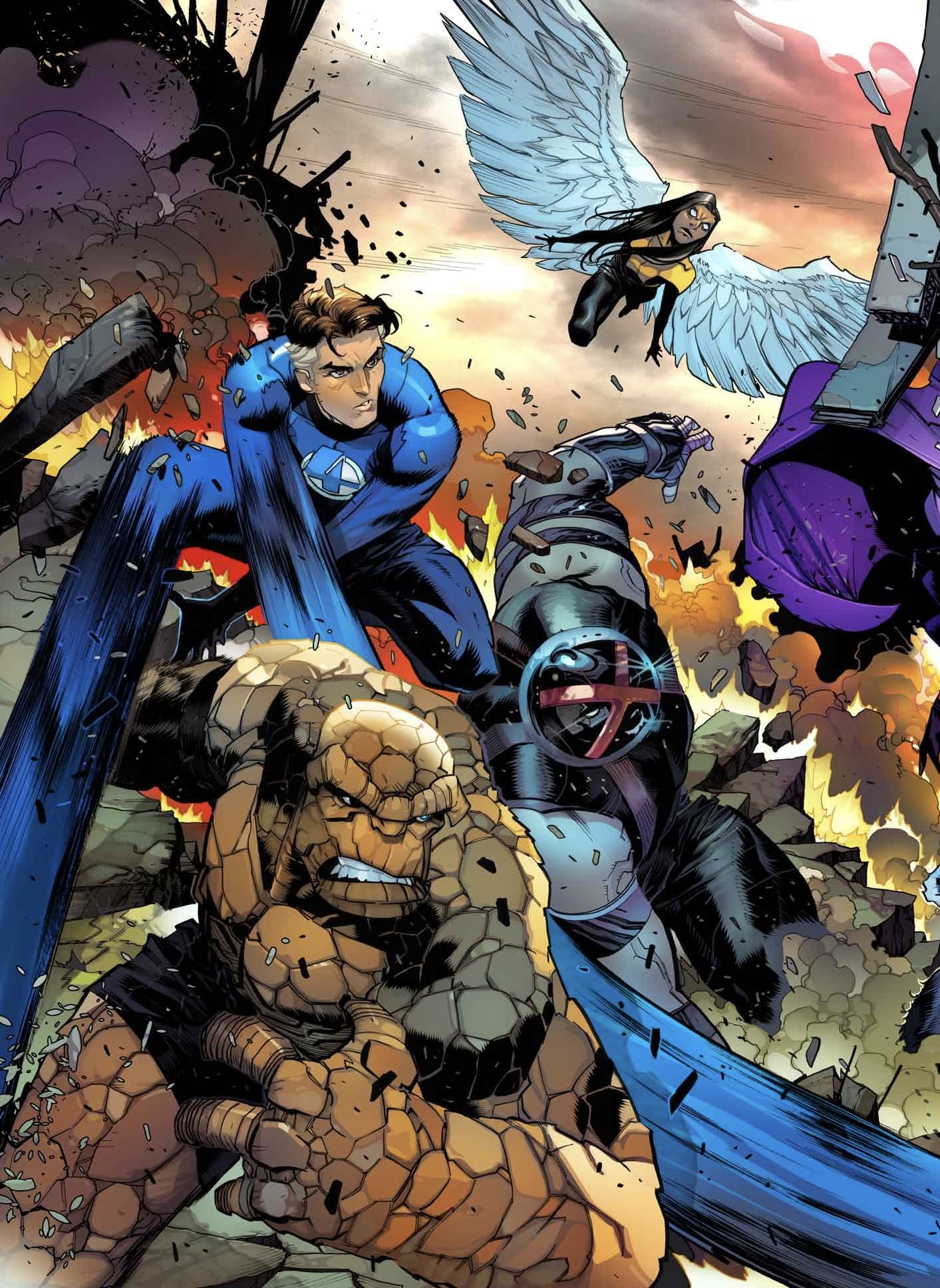 漫威,漫威漫画,美漫,漫画,动漫,ACG,X战警,神奇四侠,绘画,超级英雄