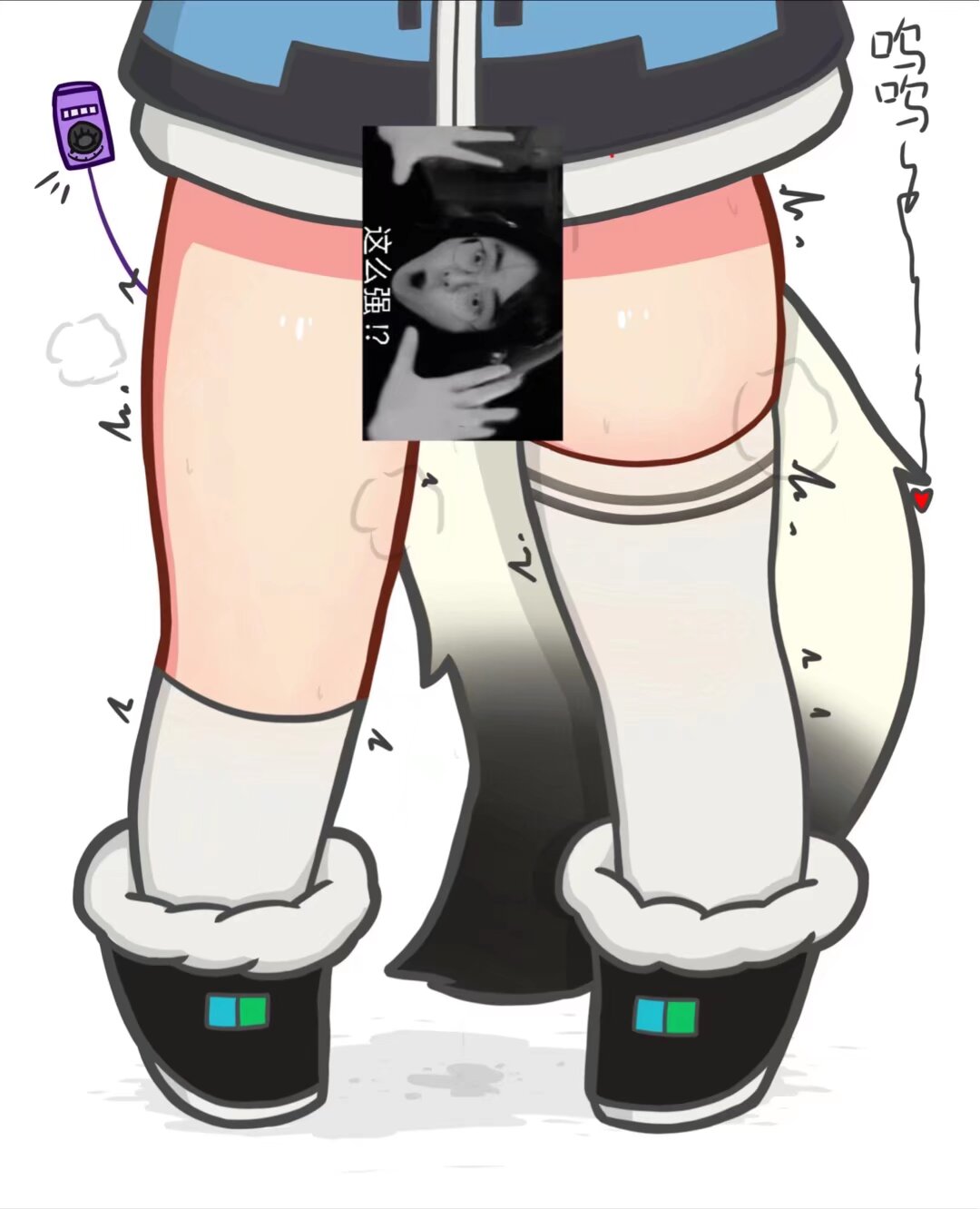 シモカゼちゃん,摸鱼