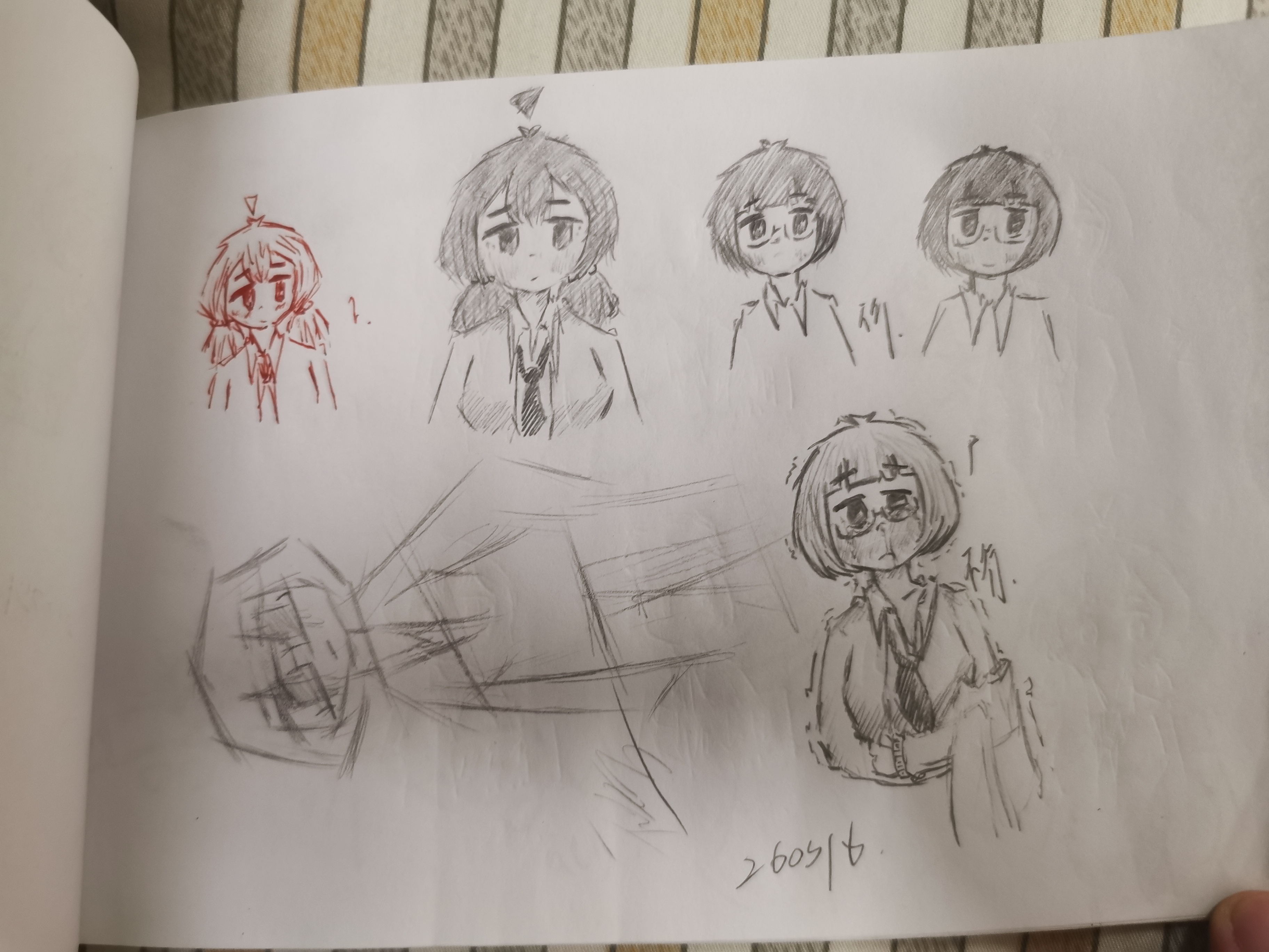 日常,摸鱼,一次性发完,OC,绘画