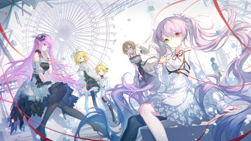 世界计划,初音,白葱,壁纸