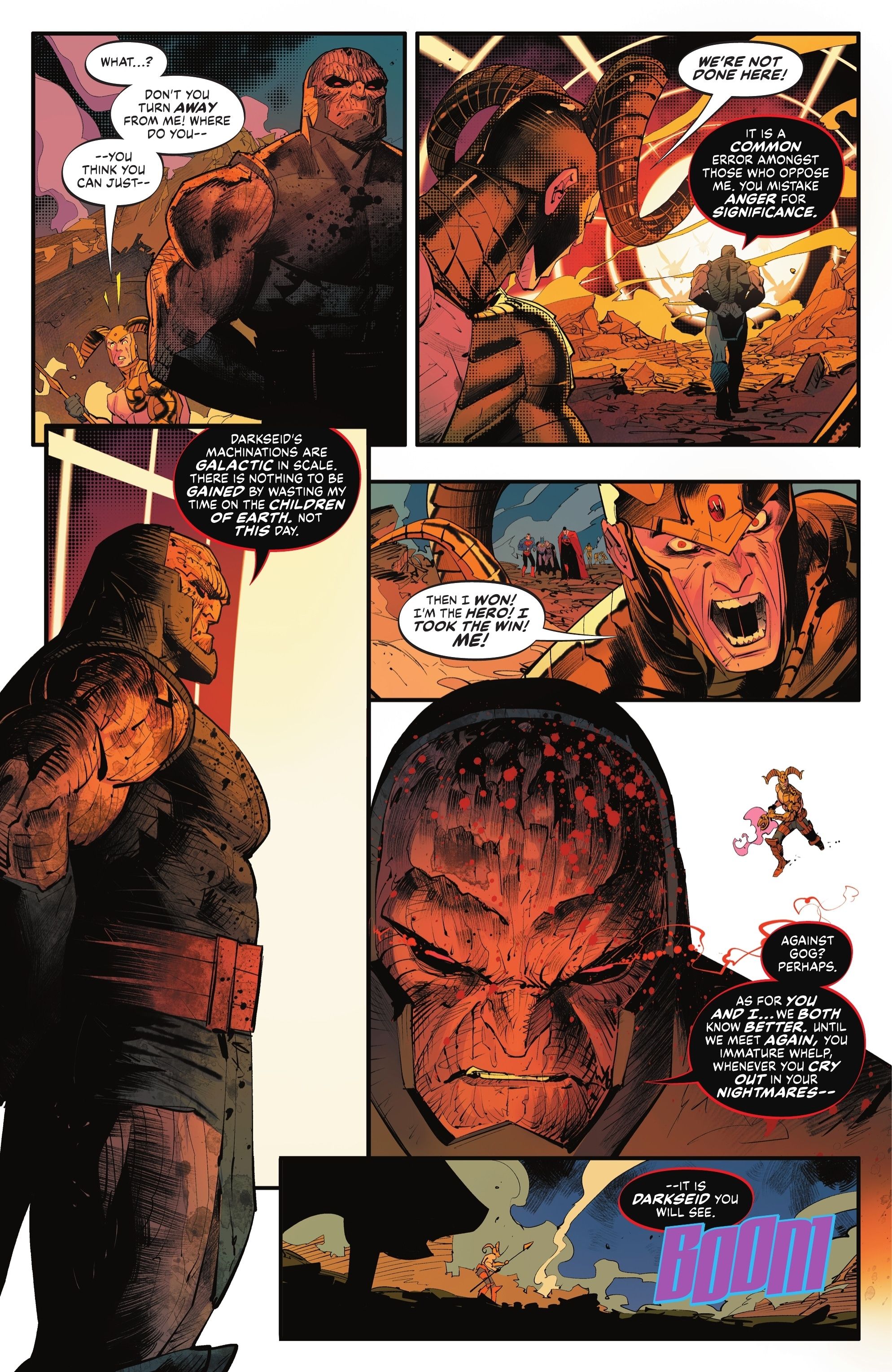 DC漫画预览】《蝙蝠侠／超人》预览：达克赛德入侵天国降临结局