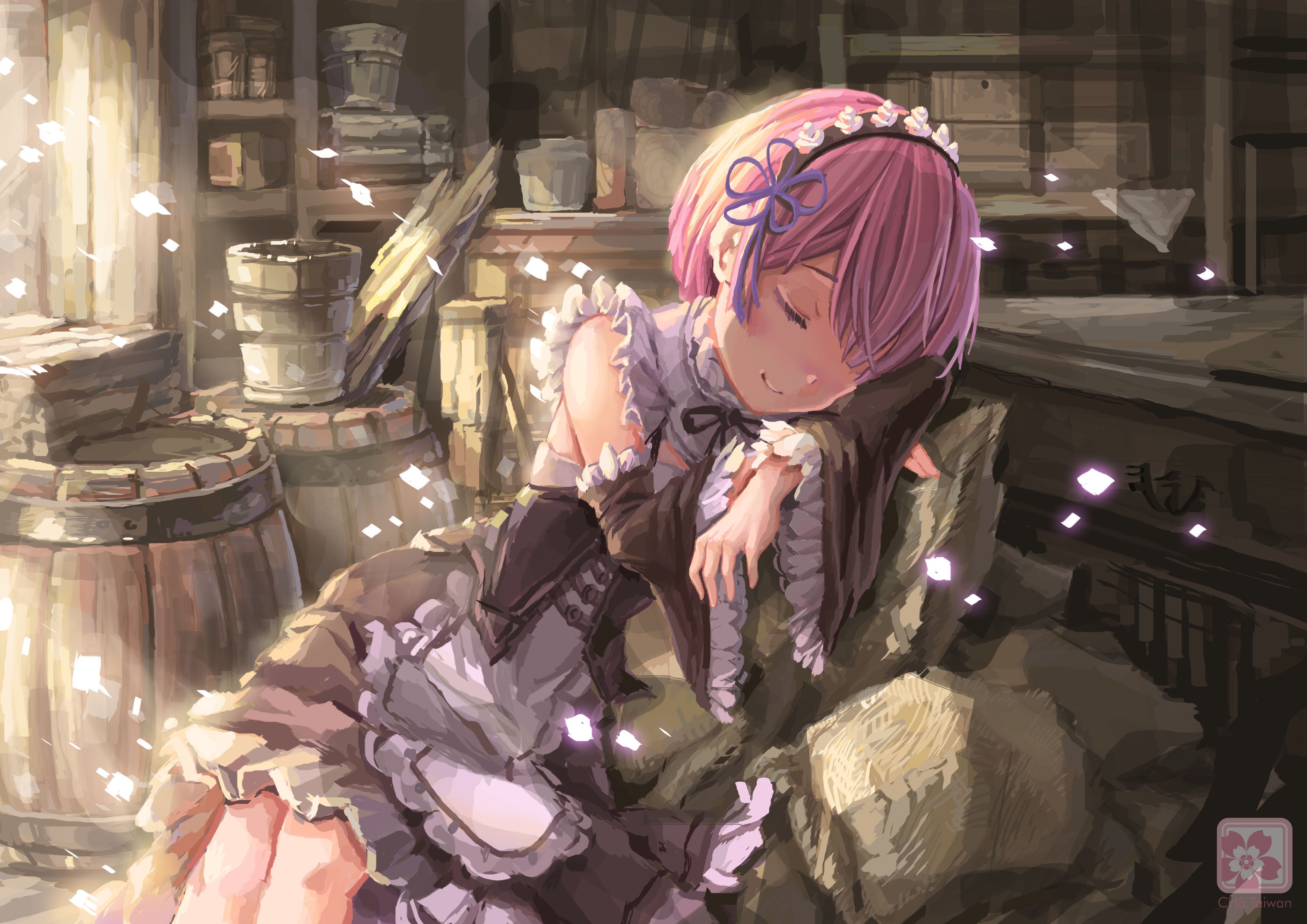 从零开始的异世界生活,异世界,蕾姆,拉姆,美图,壁纸,绘画,二次元,动漫壁纸,动漫美图