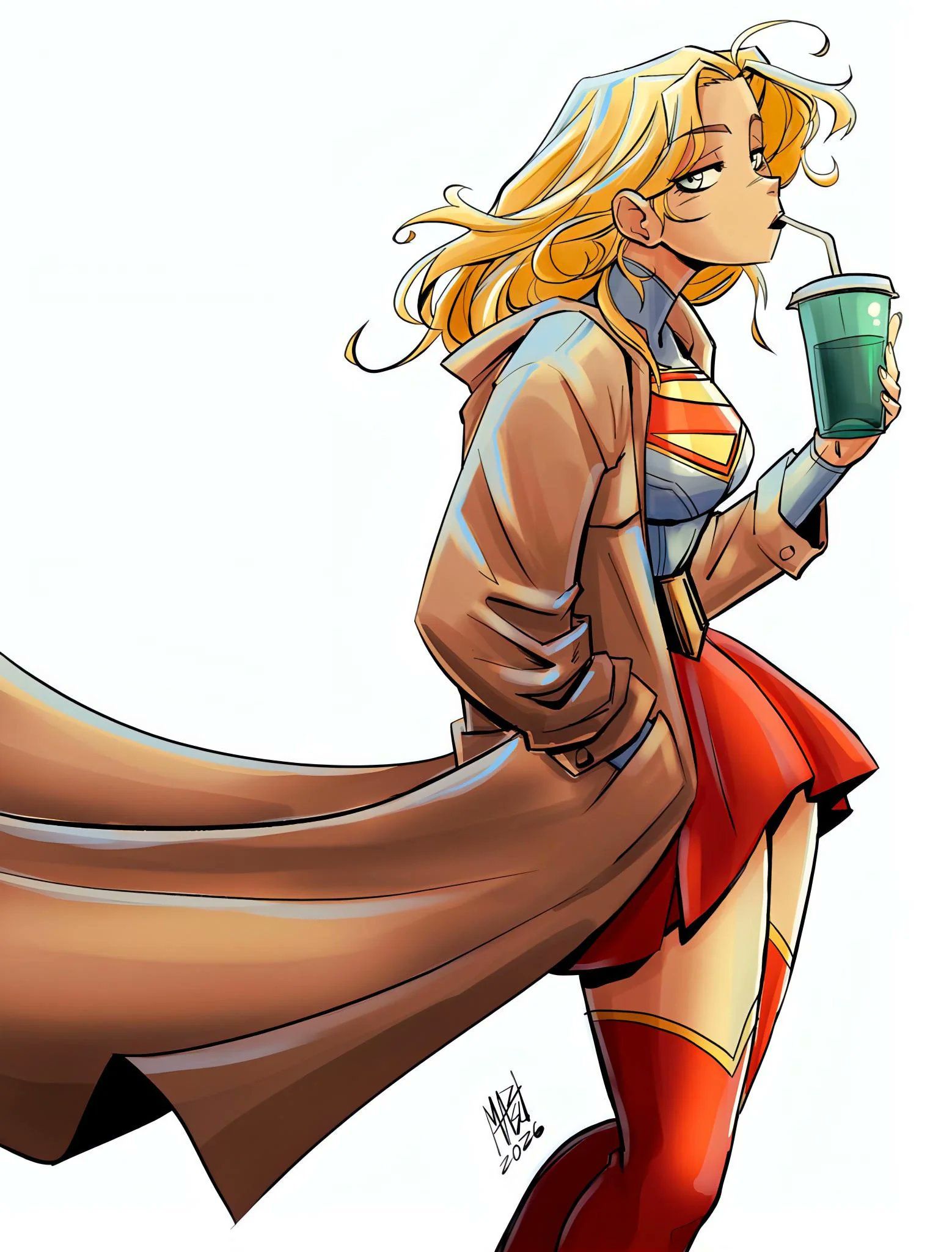 DC,DC宇宙,DC影视,超级英雄,超级少女,女超人,美图,壁纸,绘画,插画