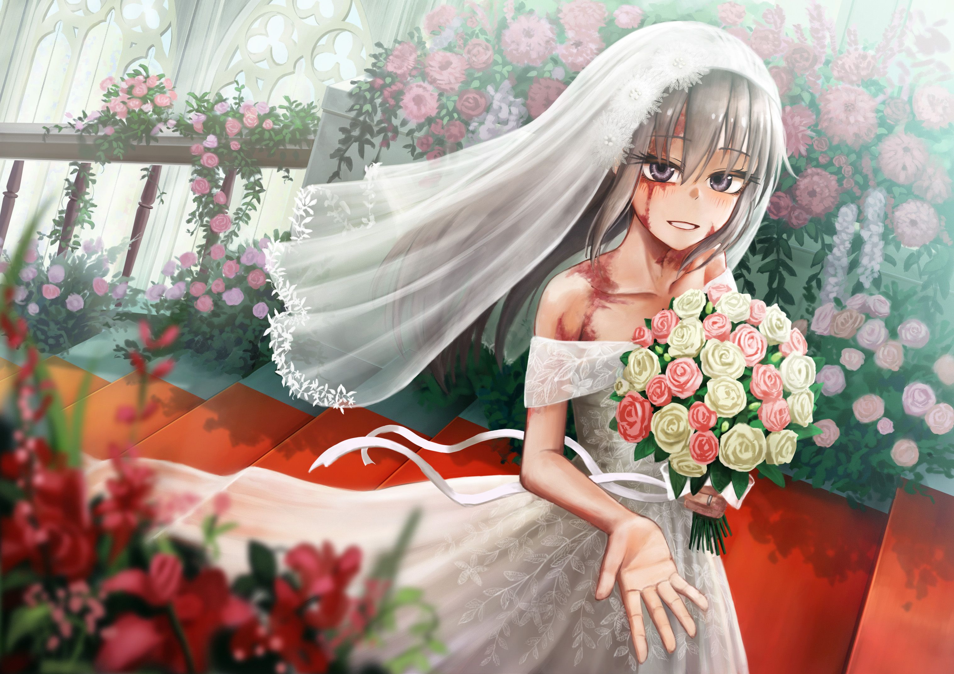 奴隶少女希尔薇,希尔薇,TeachingFeeling和奴隶在一起的生活,美图,壁纸,绘画,插画,二次元,二次元美图