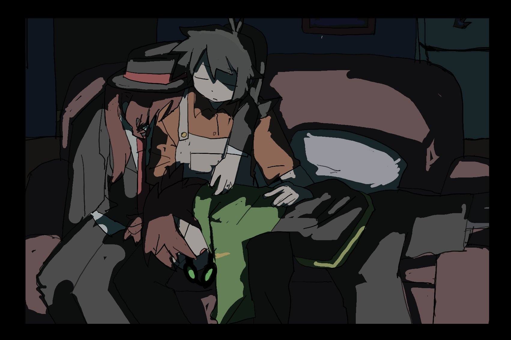 地痞街区,oc,绘画