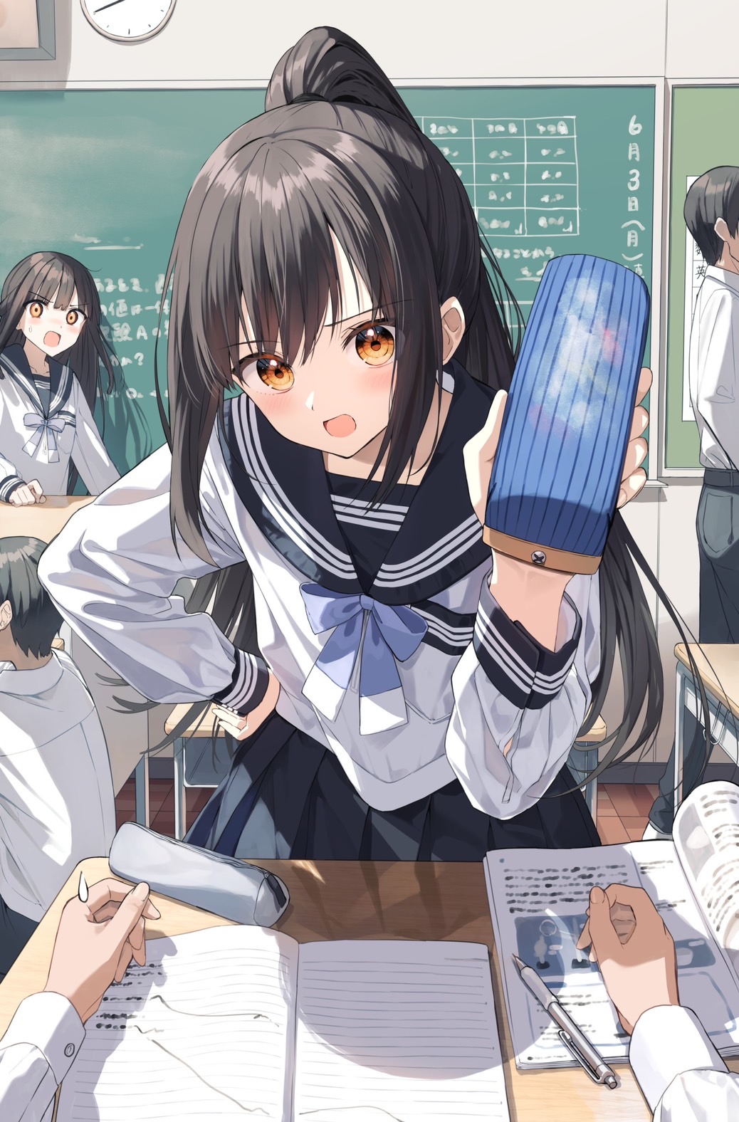 pixiv,二次元,壁纸,绘画,jk,美少女