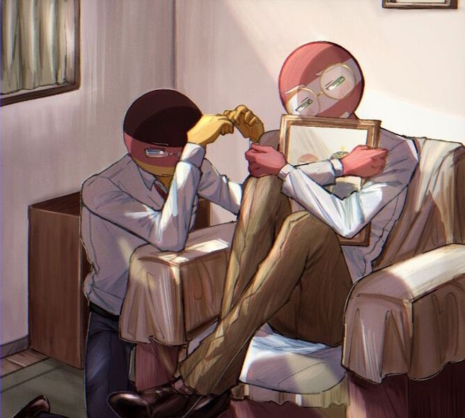 countryhumans,德国,奥地利,国拟