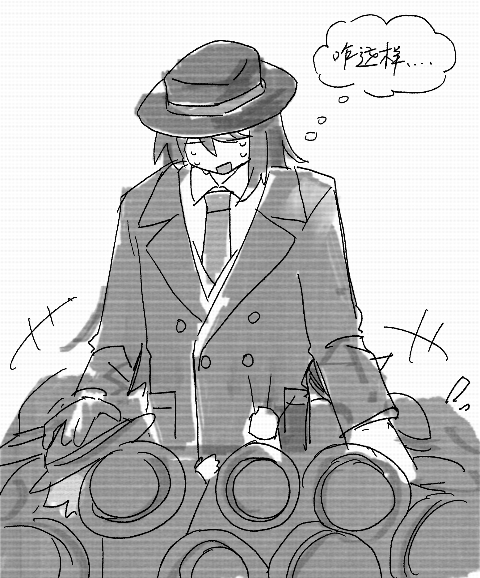 地痞街区,oc,绘画