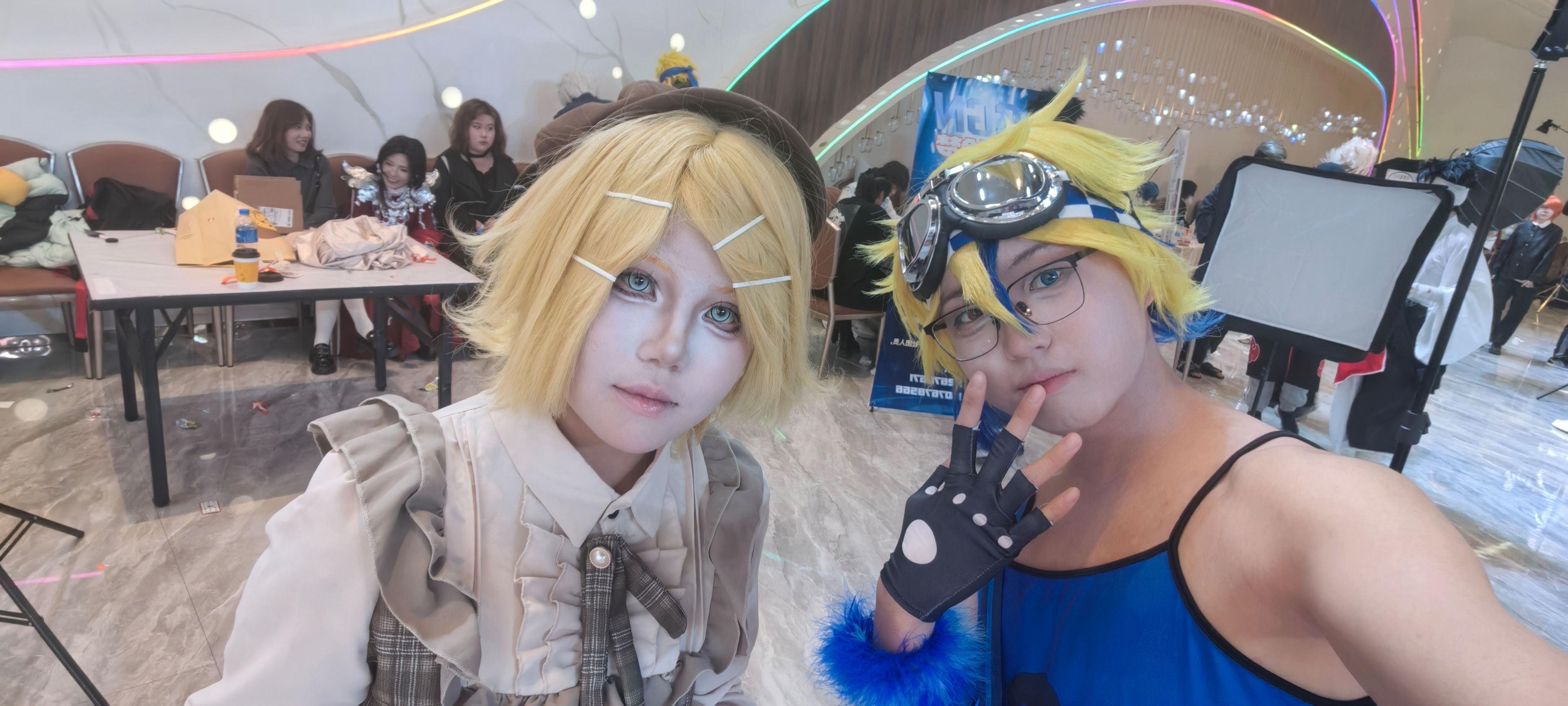 cos,cosplay,漫展,镜音连,集邮,合照