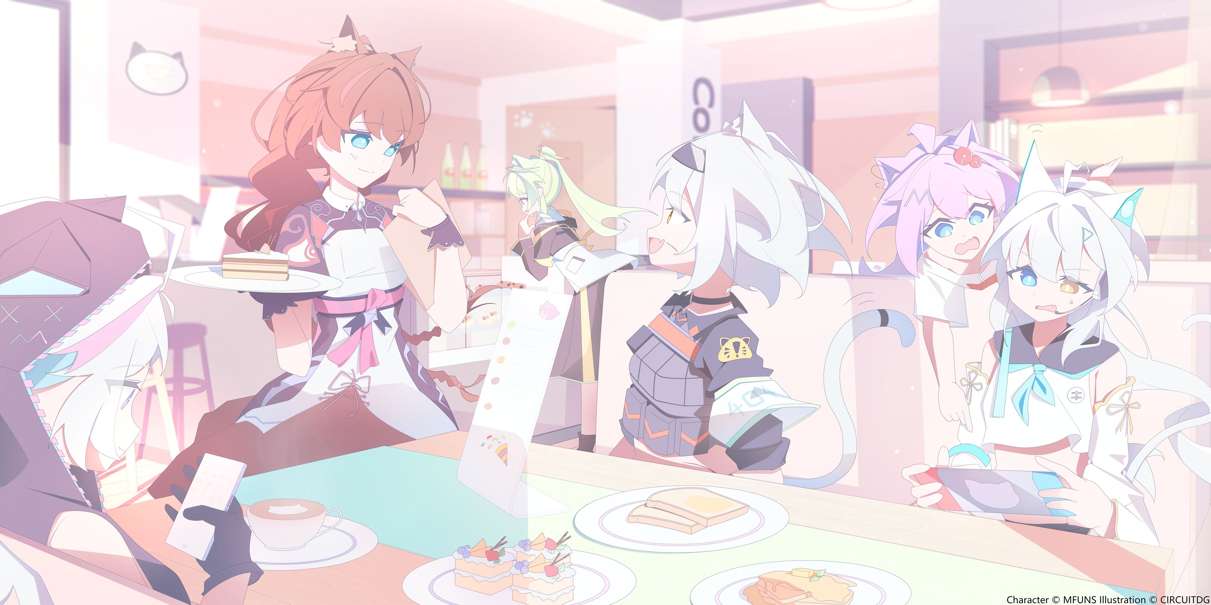 MFUNS,元旦,插画,喵御宅