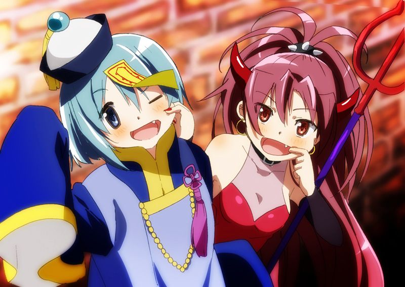 魔法少女小圆,魔法少女,美树沙耶香,佐仓杏子,美图,壁纸,绘画,插画,动漫壁纸,动漫美图