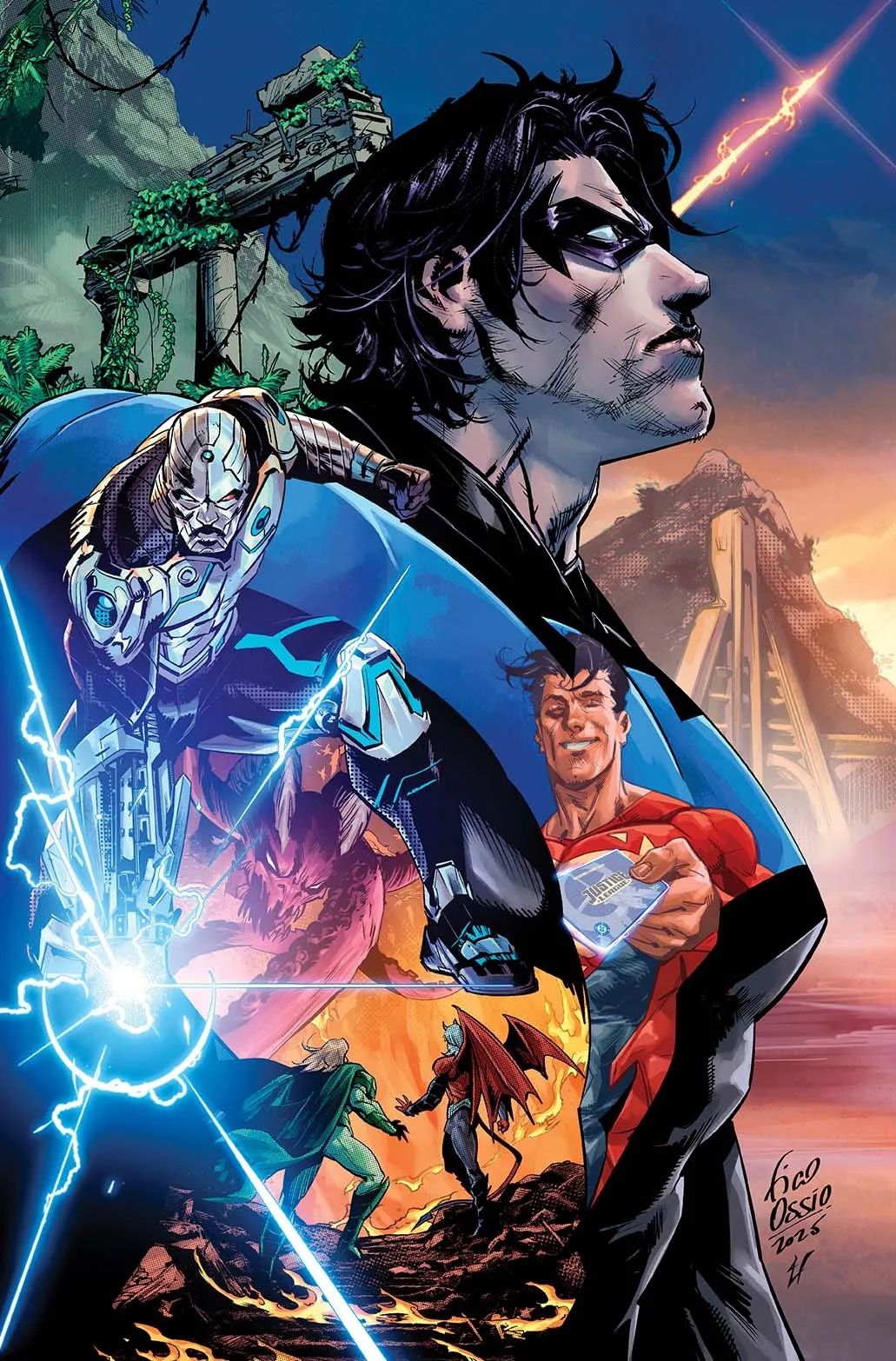 DC,DC漫画,美漫,漫画,动漫,泰坦,正义联盟,超级英雄,绘画,壁纸