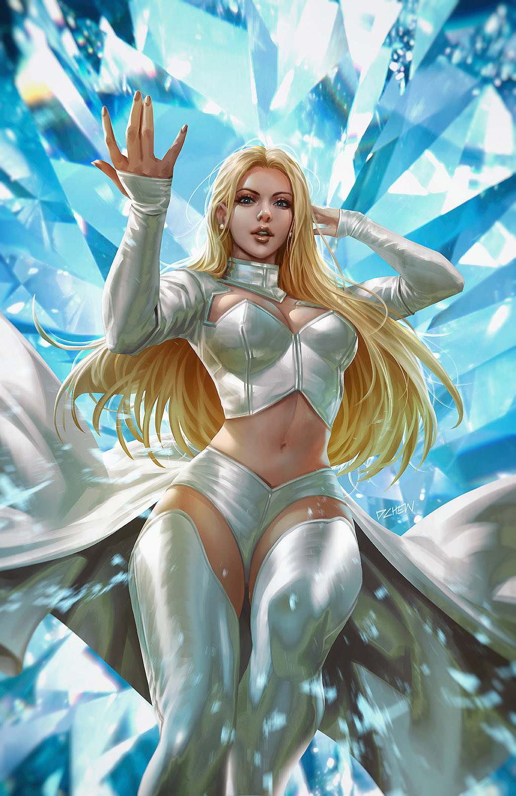 漫威,漫威漫画,美漫,超级英雄,白皇后,美图,壁纸,绘画,插画,动漫