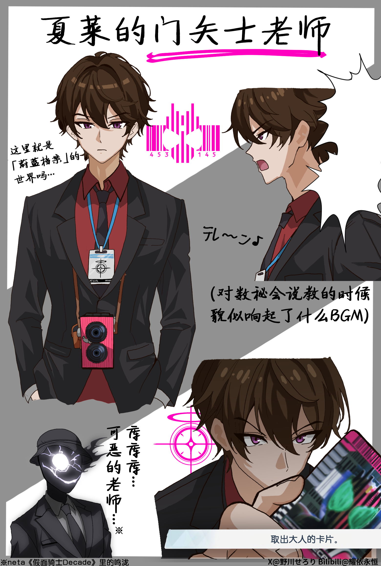 假面骑士,碧蓝档案,蔚蓝档案