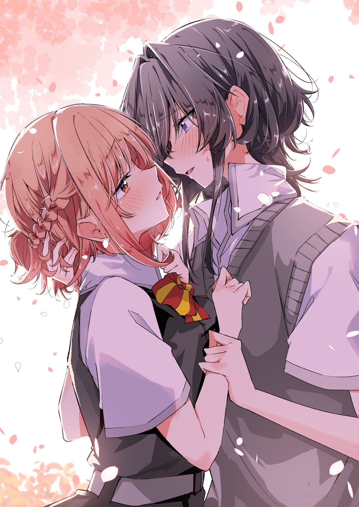 百合,恰如细雨般的恋歌,恋语轻唱,木野阳鞠,朝凪依,动漫美图,壁纸,美图,动漫壁纸,画师推荐,绘画