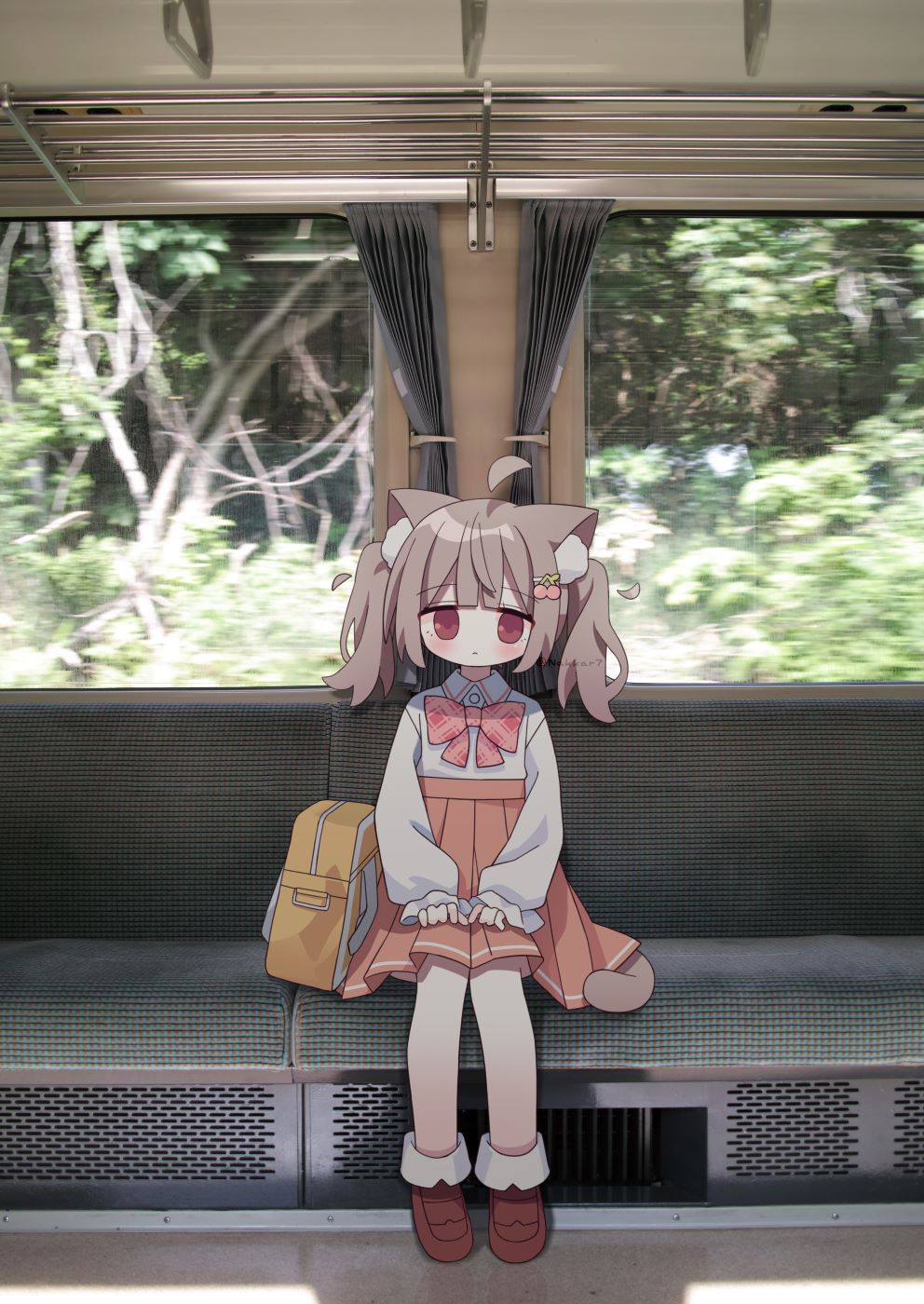 pixiv,猫娘,二次元,绘画,壁纸,美少女