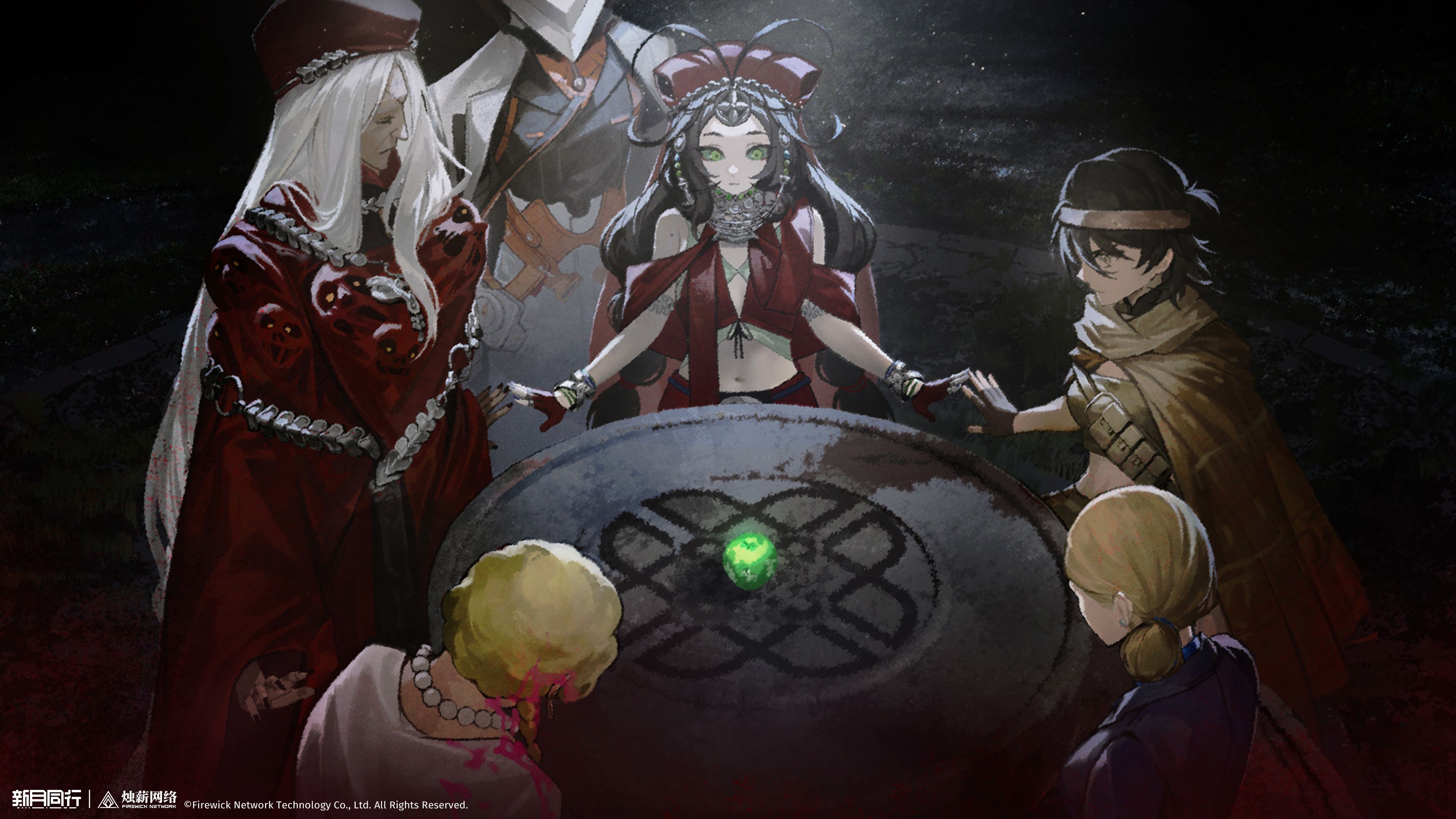 新月同行,画集,壁纸