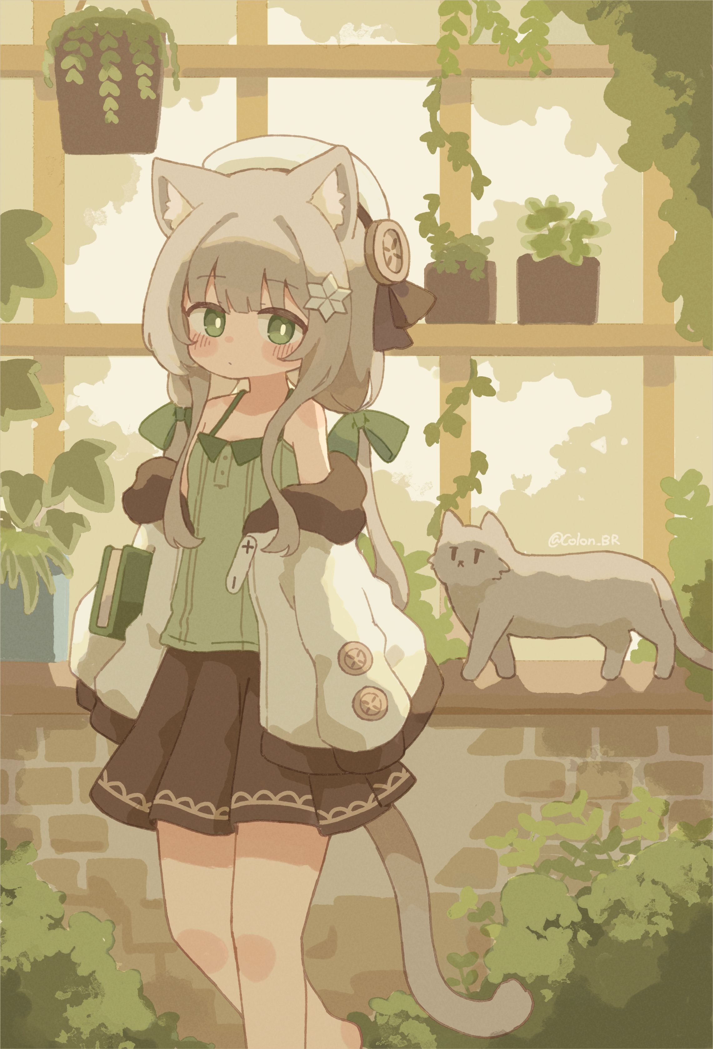 pixiv,二次元,壁纸,绘画,猫猫