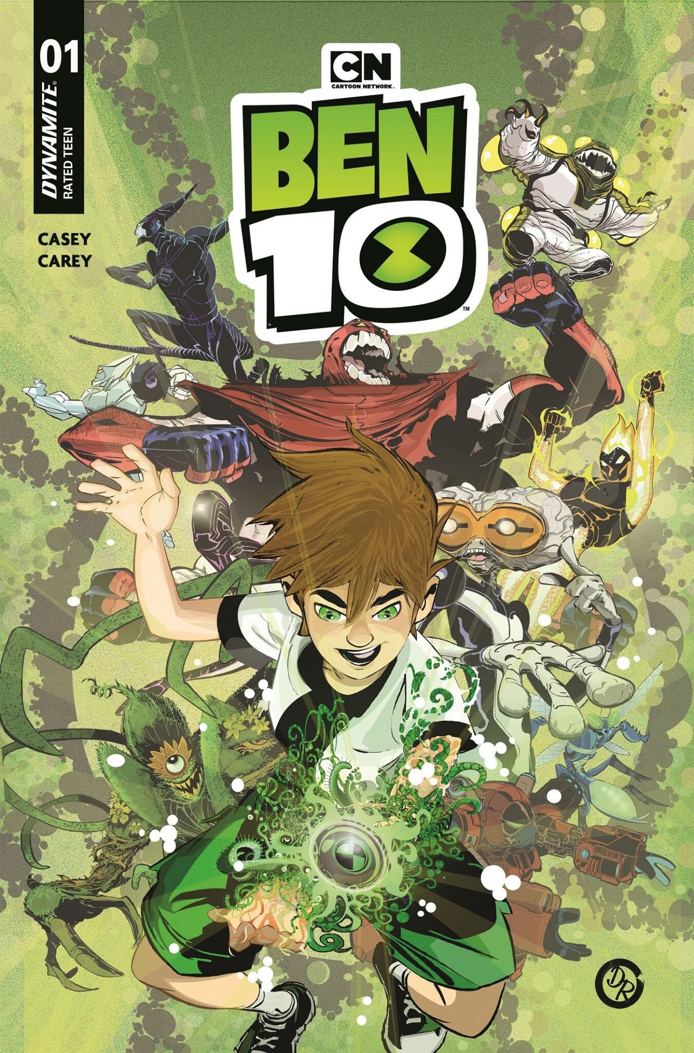 少年骇客,BEN10,田小班,超级英雄,美漫,漫画,动漫,ACG,绘画,炸药漫画