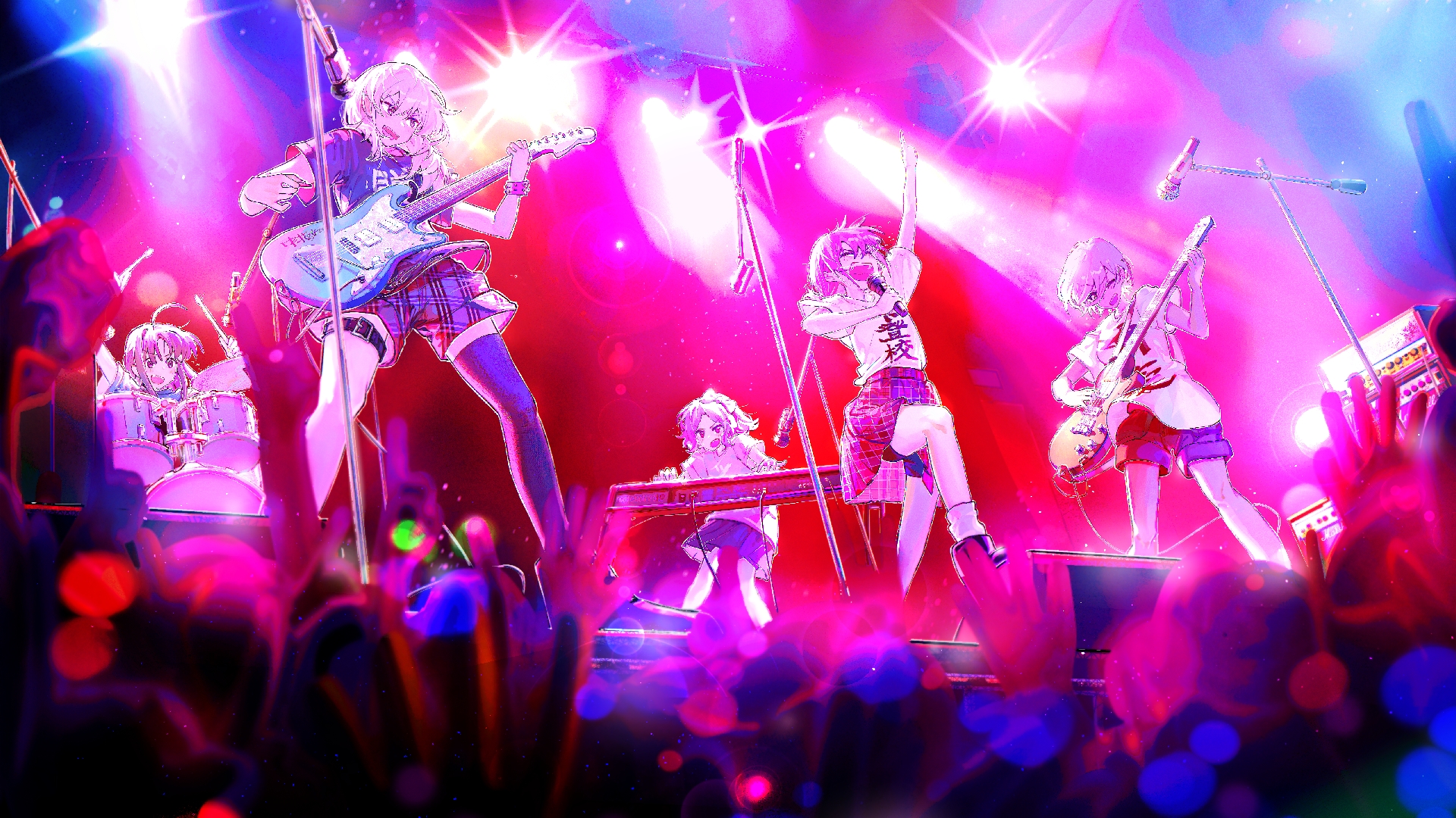 mygo,孤独摇滚,GirlsBandCry,轻音少女,美图,重音teto,初音miku,高松灯,鼓手余命十日谭,avemujica