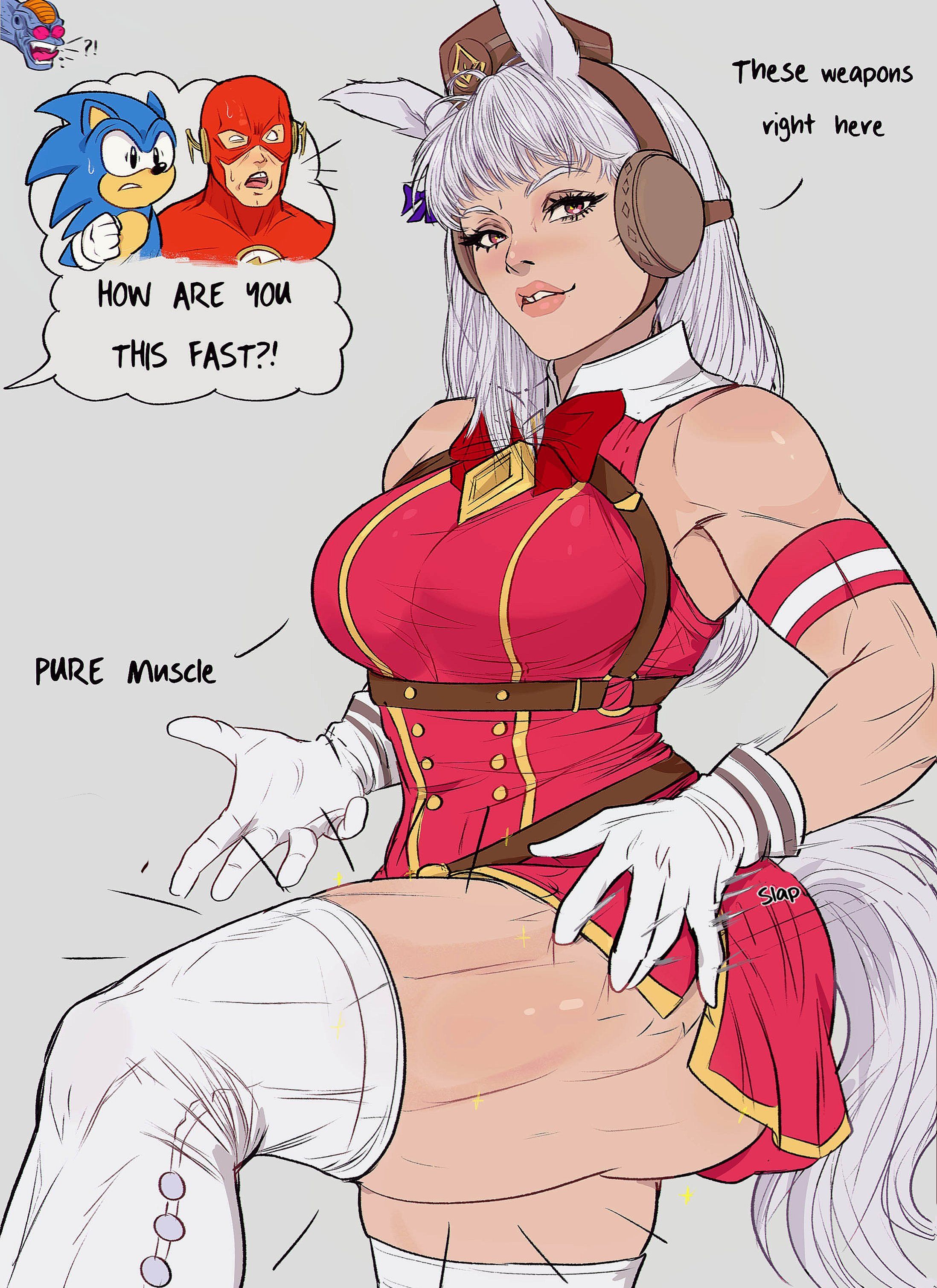 赛马娘,DC,刺猬索尼克,龙珠,赛马娘PrettyDreby,DC漫画,索尼克,龙珠Z,绘画,美图