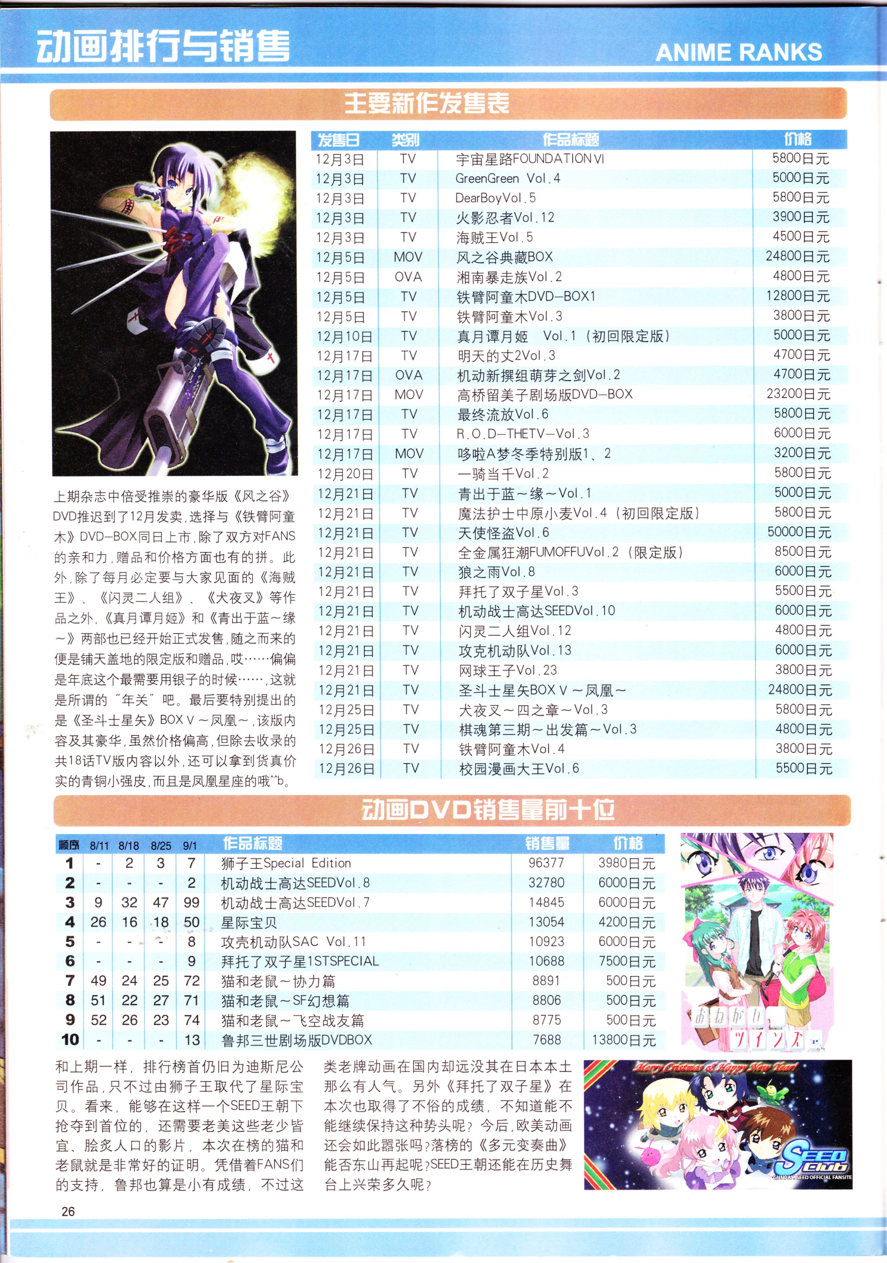 动感新势力,番剧推荐,经典老番,名侦探柯南,动漫杂志,攻壳机动队,犬夜叉