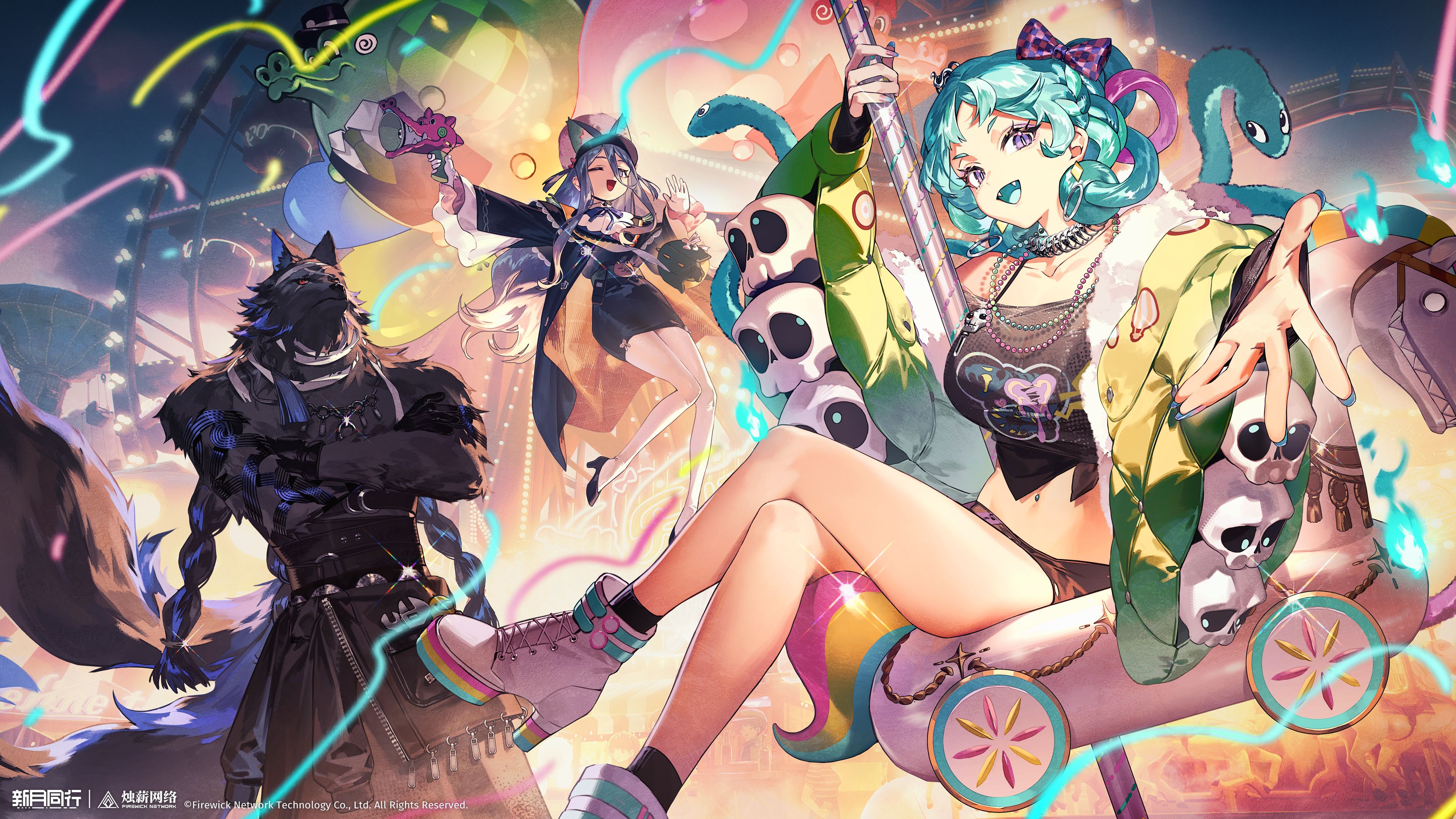 新月同行,画集,壁纸