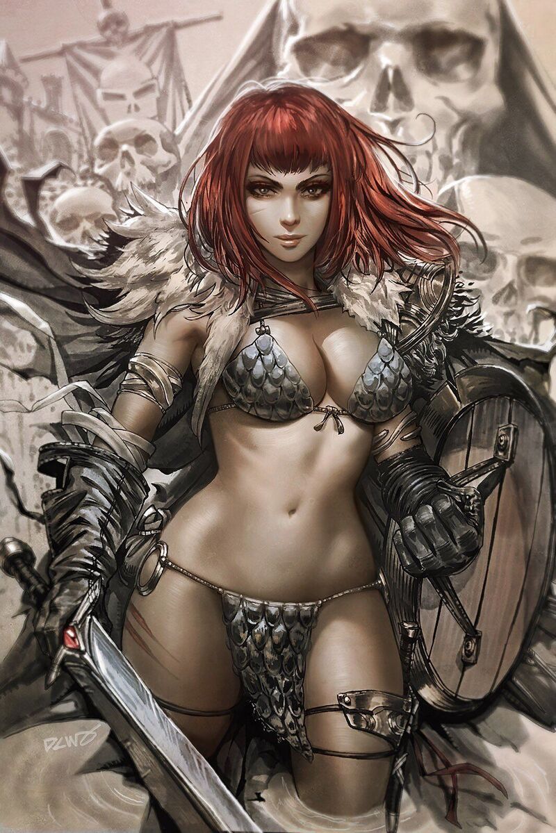 炸药漫画,Dynamite,Dynamite漫画,红发索尼娅,超级英雄,美图,壁纸,绘画,插画,美漫