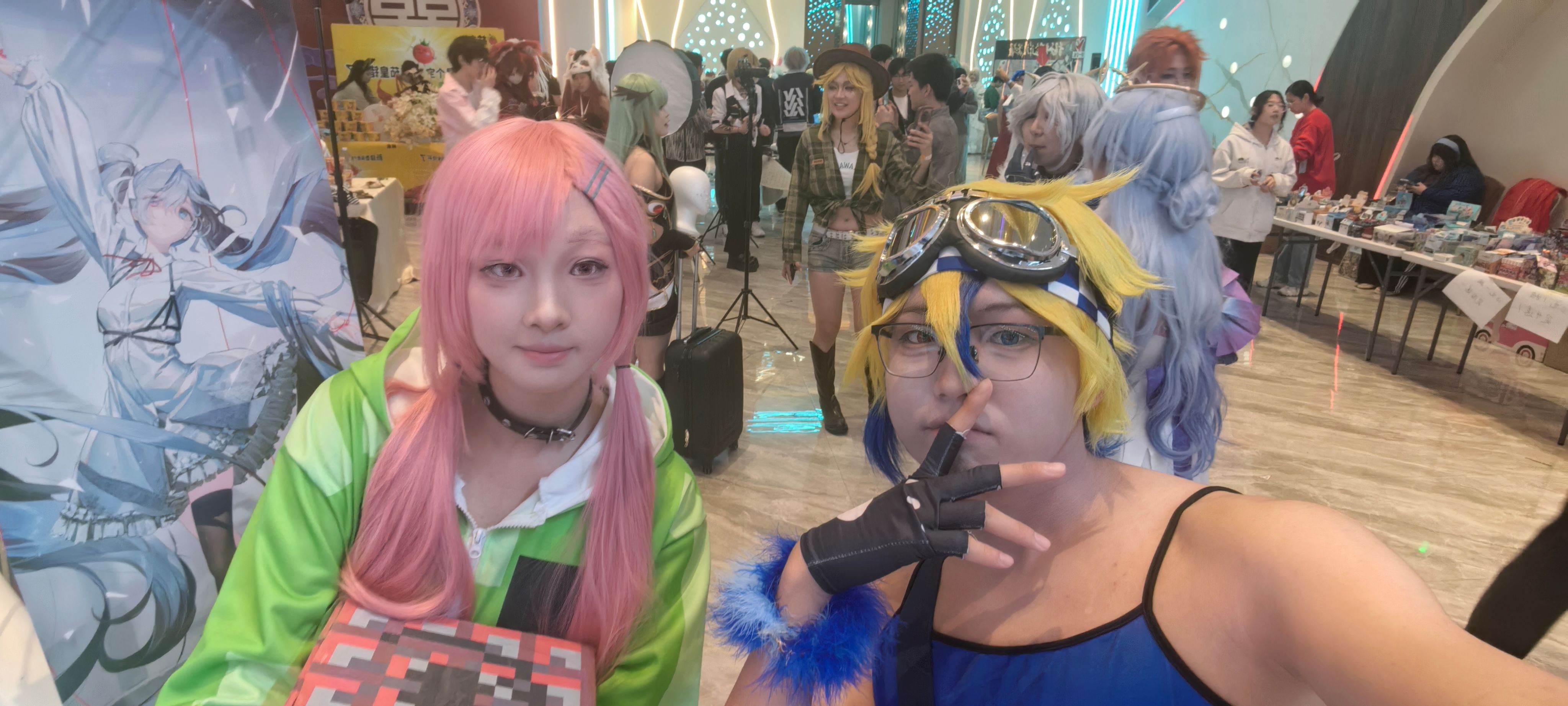 cos,cosplay,漫展,镜音连,集邮,合照