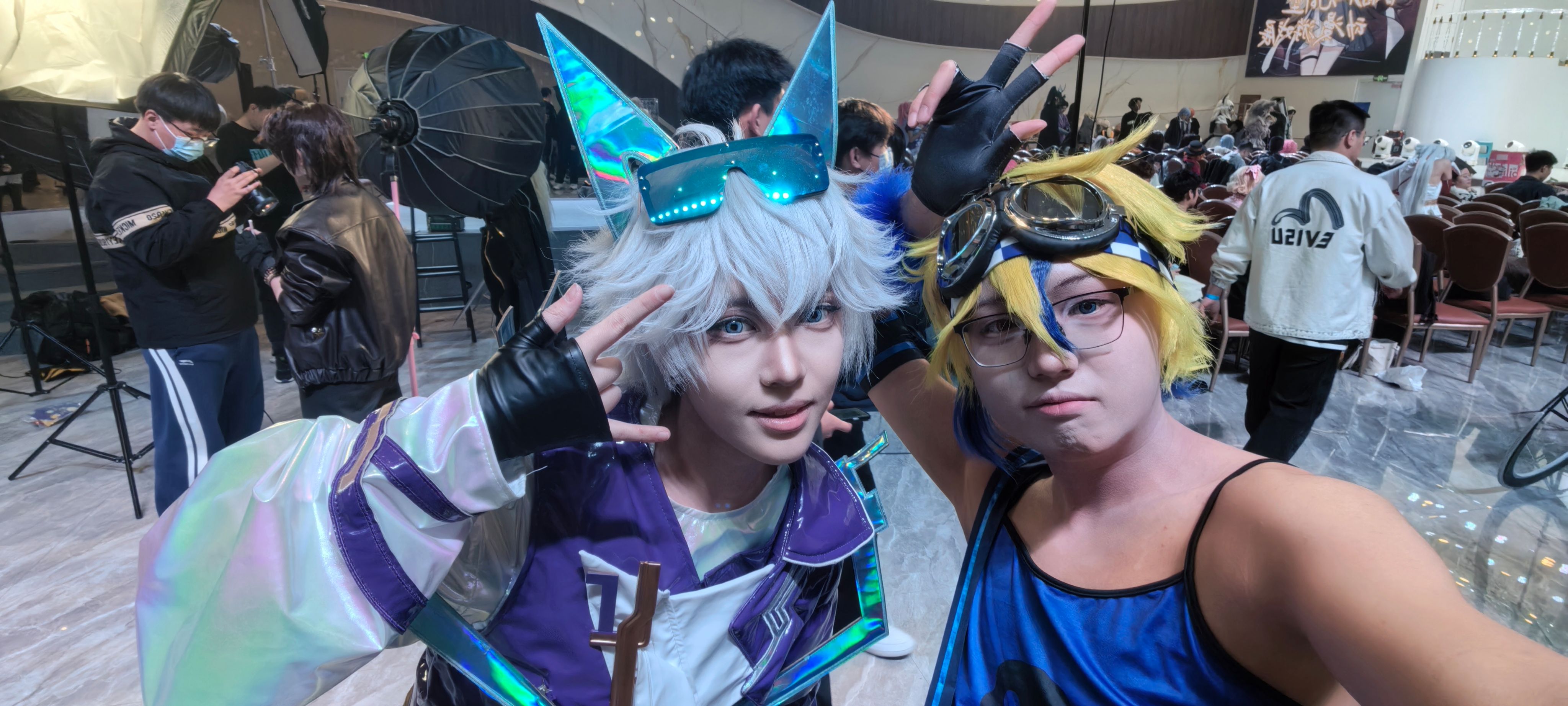 cos,cosplay,漫展,镜音连,集邮,合照