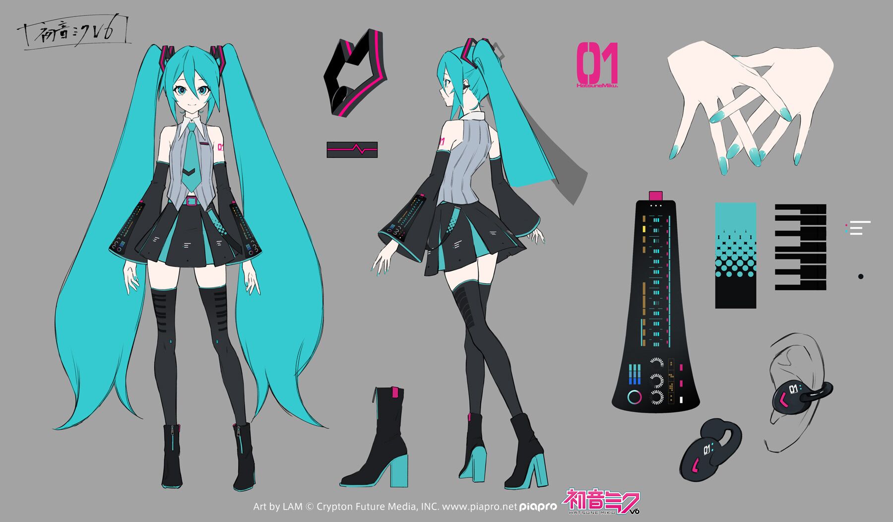 初音未来,立绘,V6,声库