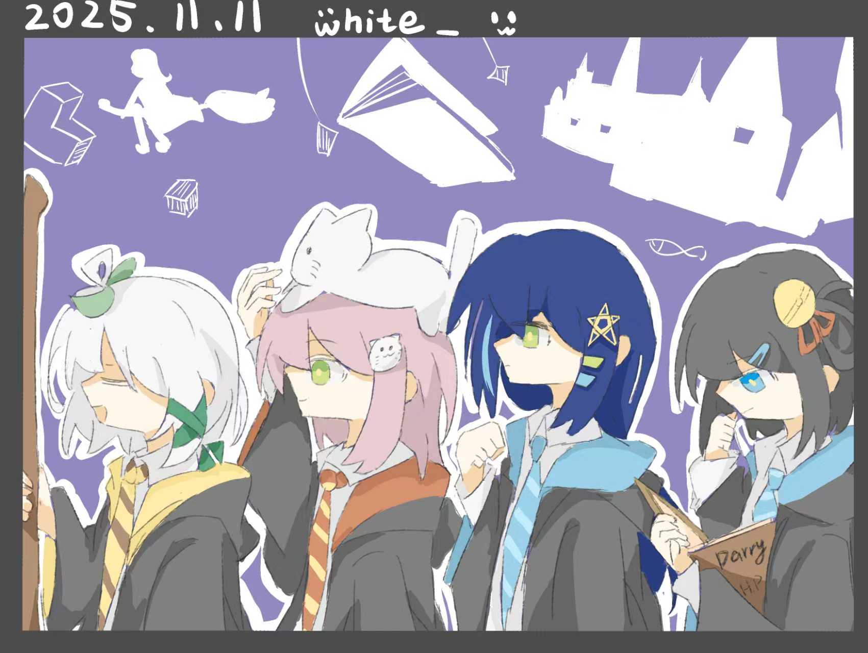 oc,自设,霍格沃兹,哈利波特,绘画