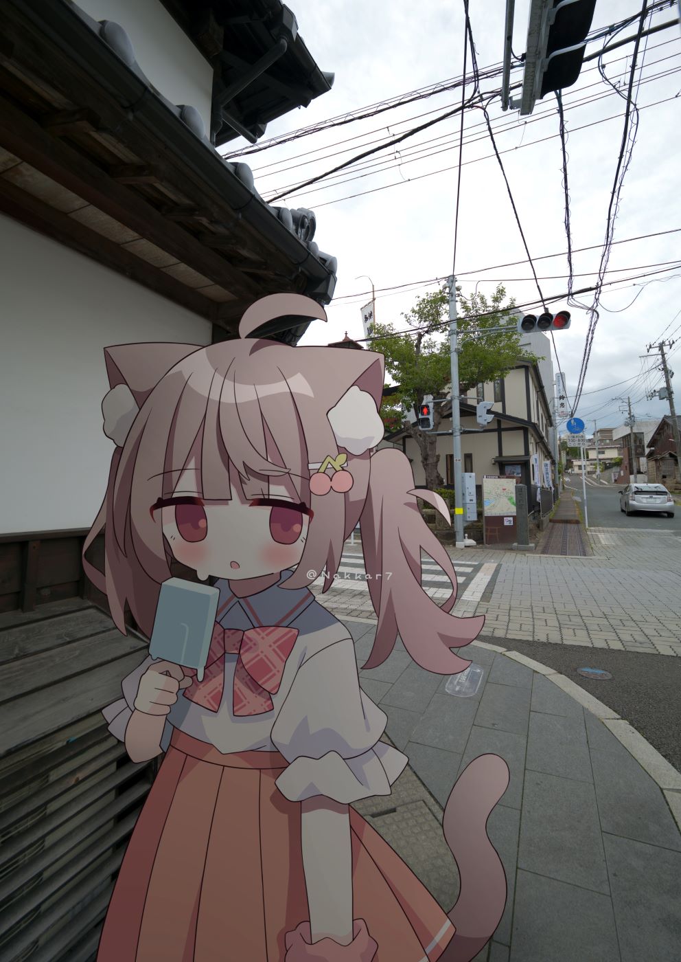 pixiv,二次元,绘画,壁纸,猫娘,美少女