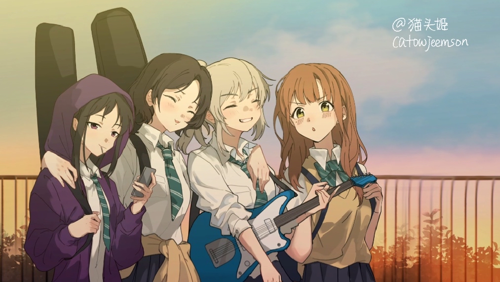 mygo,孤独摇滚,GirlsBandCry,轻音少女,美图,重音teto,初音miku,高松灯,鼓手余命十日谭,avemujica