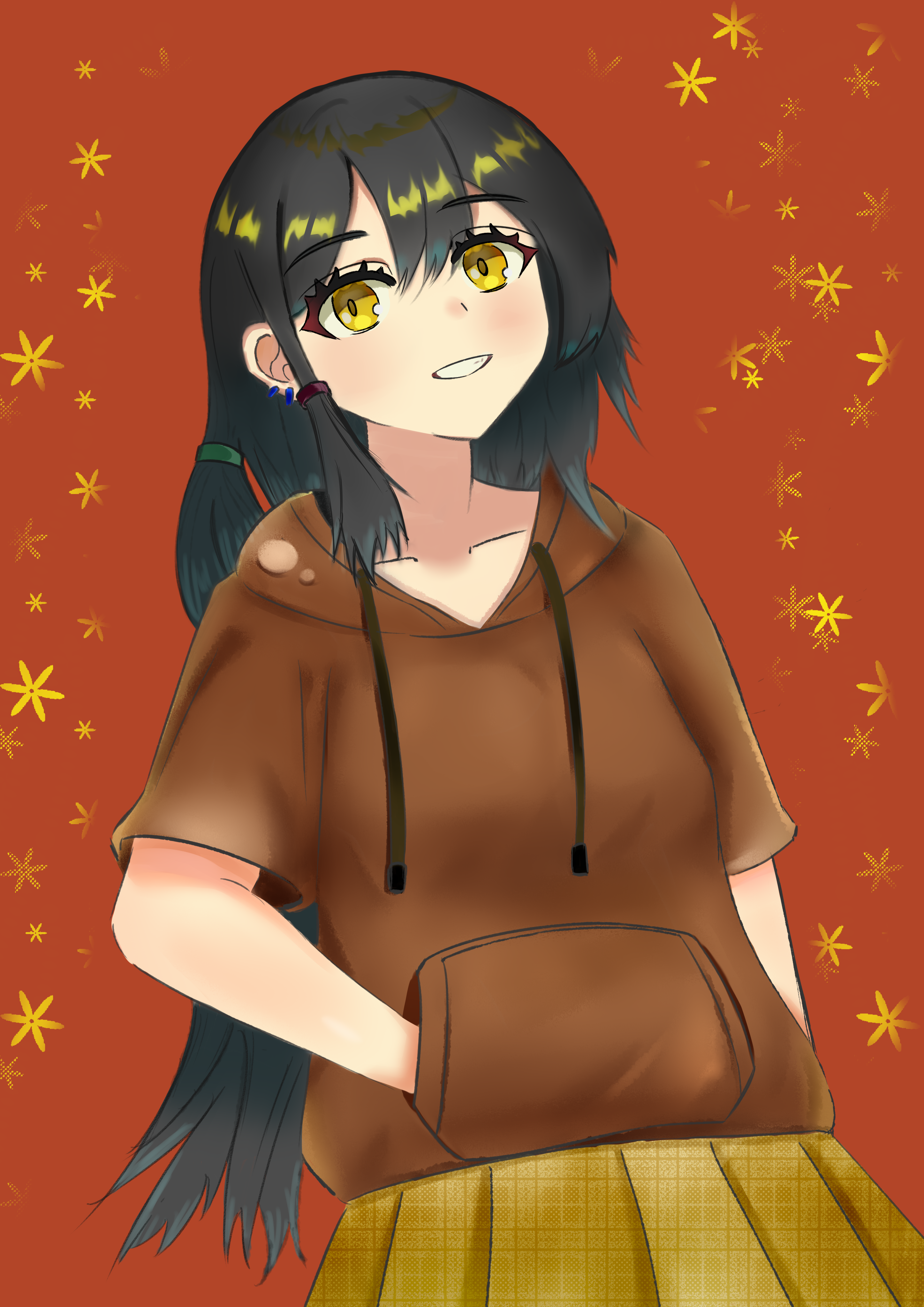 OC,二次元,插图,插画,少女